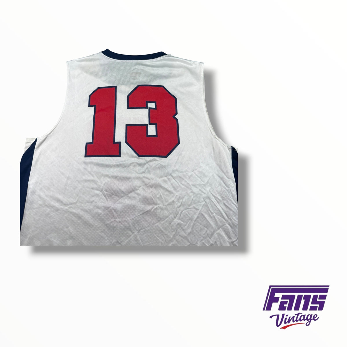 Vintage TCU Fraternity Pi Kappa Theta PHOAM Party #13 Basketball Jersey - USA Dream Team Style