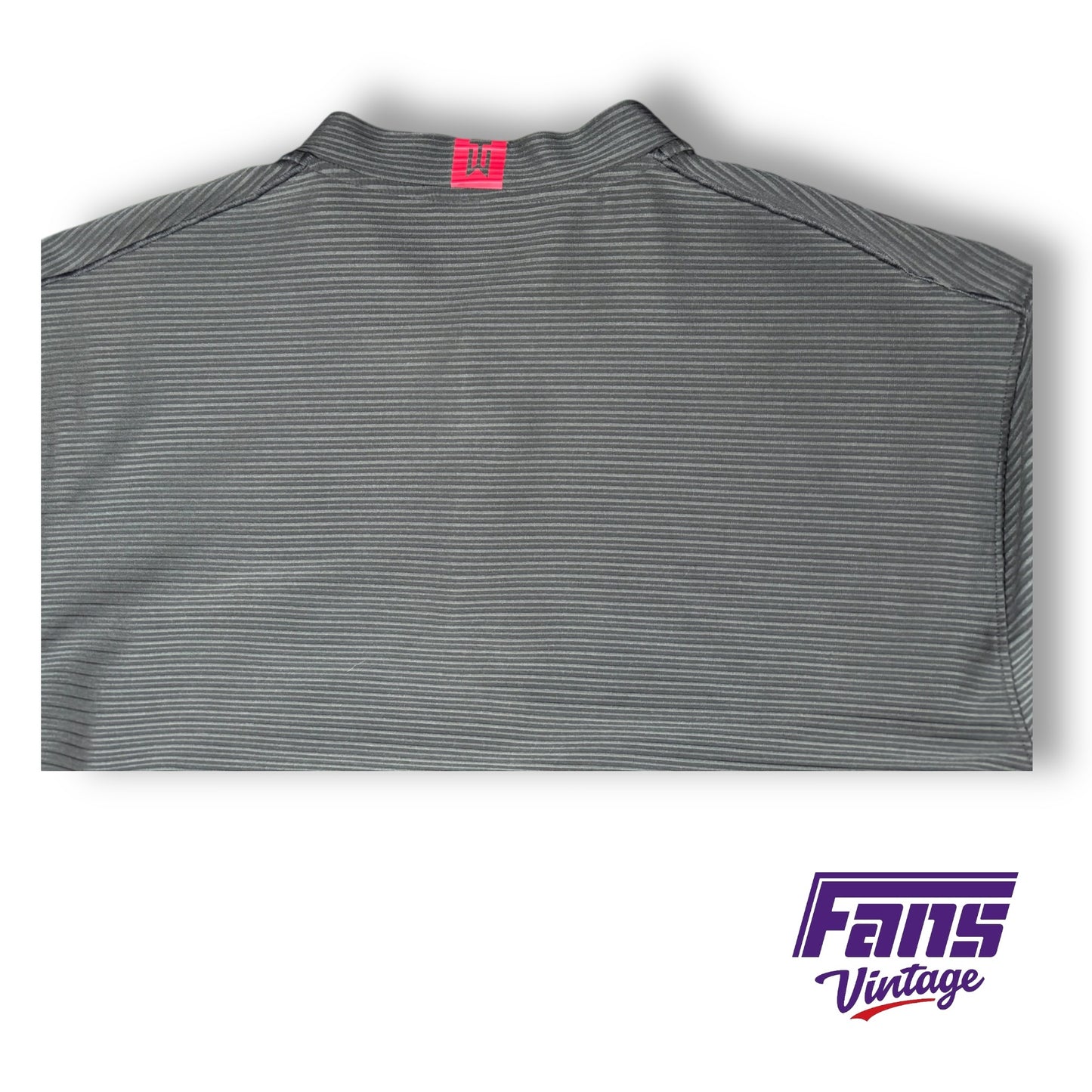 RARE! Team Issue Tiger Woods Collection TCU Golf Polo