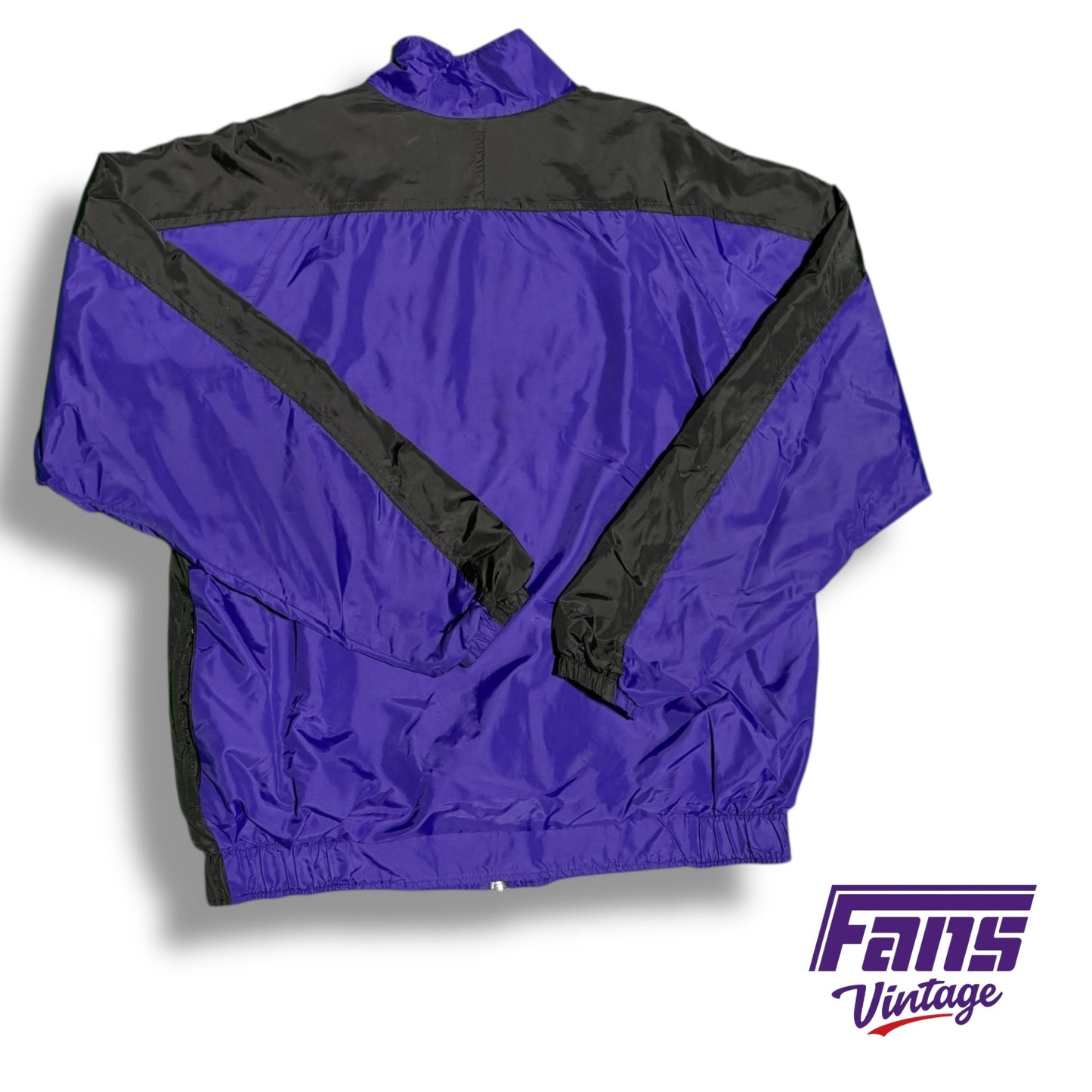 Vintage TCU Y2K Era Nike team issued windbreaker jacket