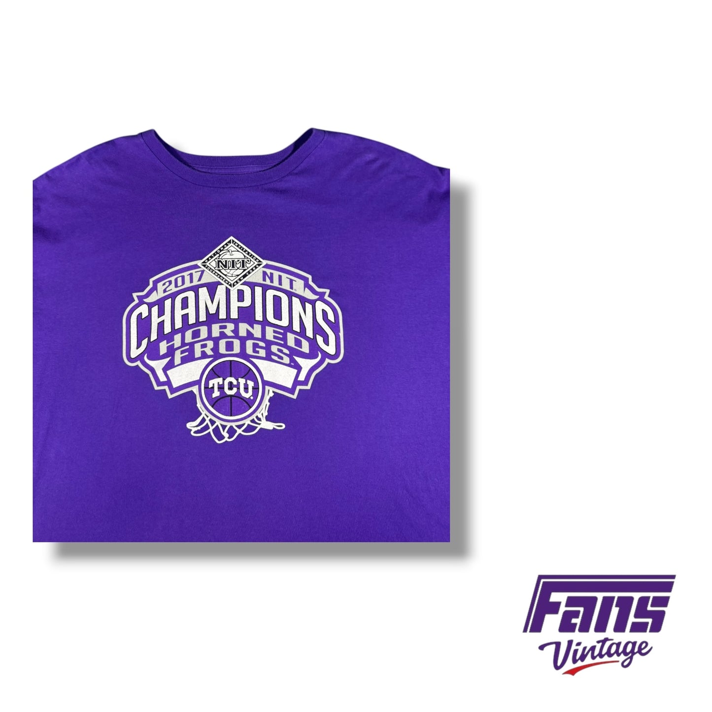 TCU Basketball NIT Champions NYC 2017 shirt