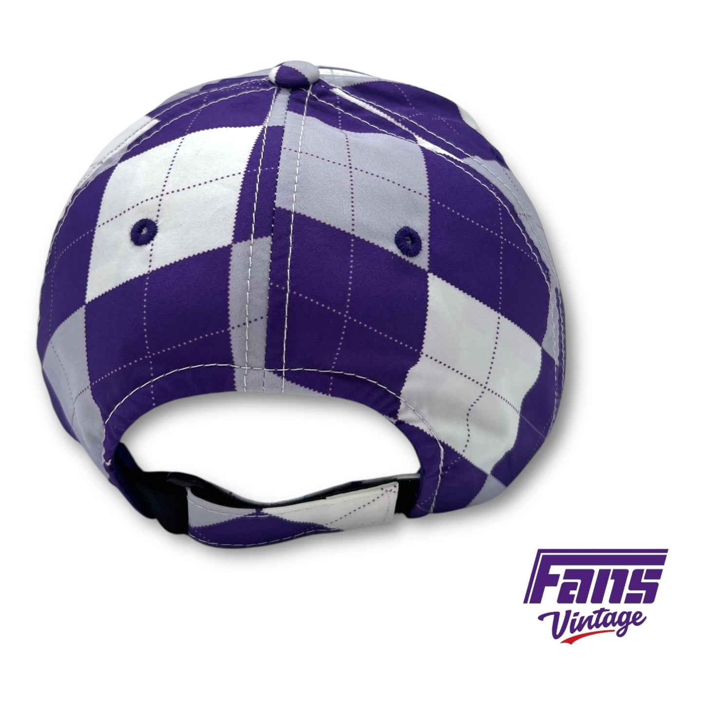 TCU Argyle Adjustable Hat - Super Unique - New with tags!