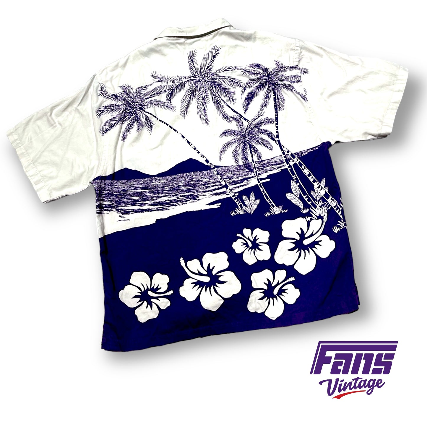 Vintage TCU Hawaiian Aloha Shirt