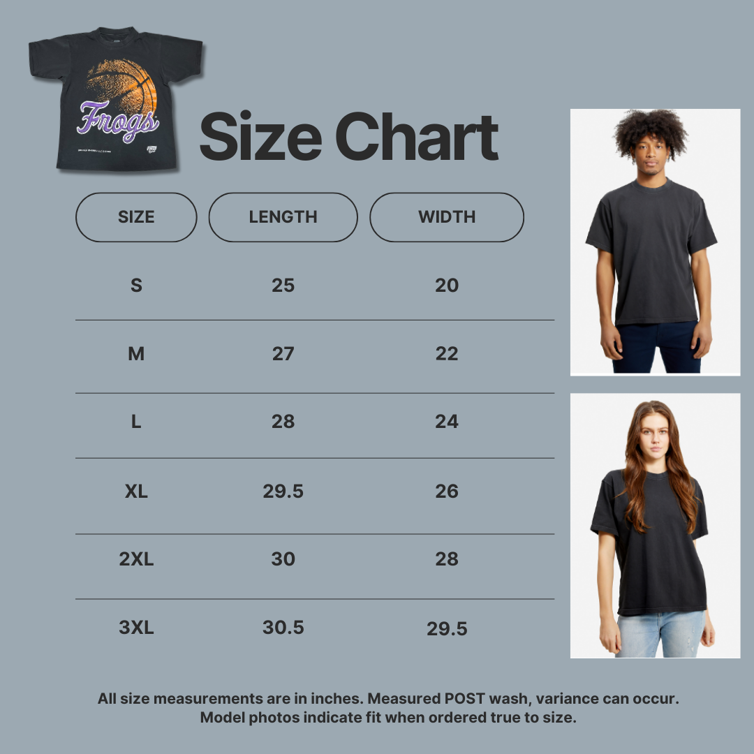 Fans Vintage Limited Edition TCU Frogs Basketball 90s Vintage Tee