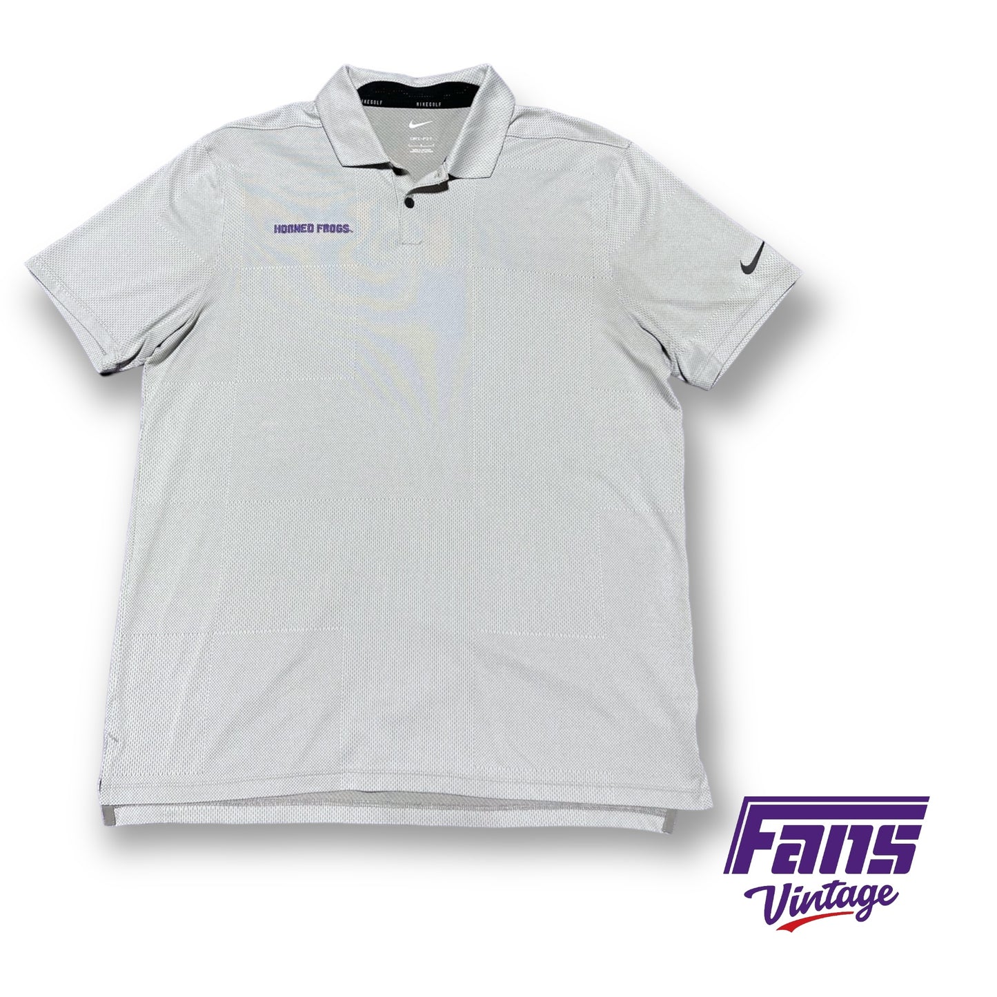 Gorgeous Coach-Only Premium TCU Nike Golf Polo in unique color!