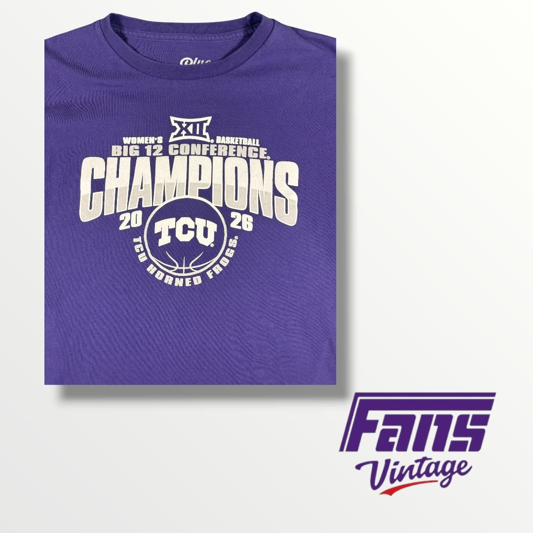 TCU WBB Big XII Conference Champions 2026 Tee