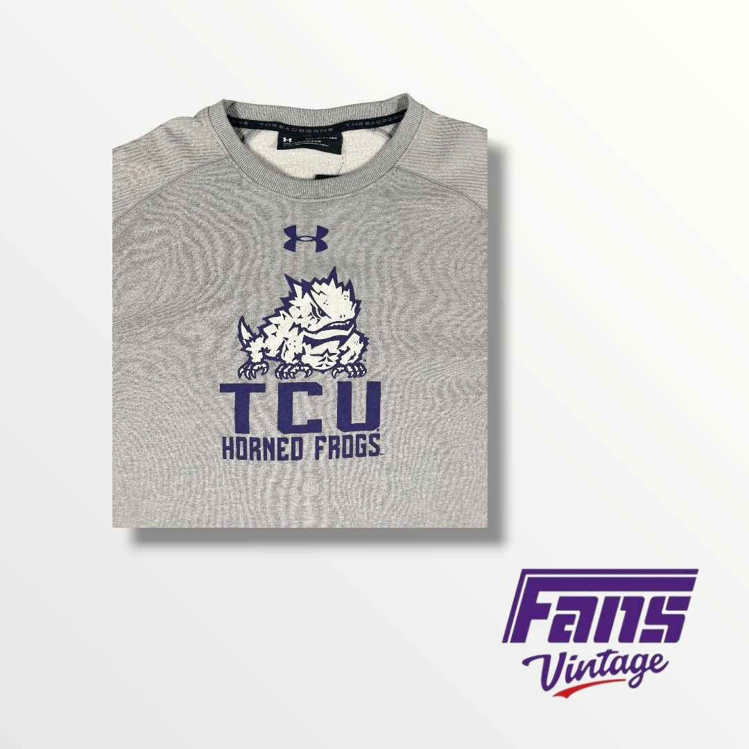 TCU Under Armour Pullover with Arm Detailing
