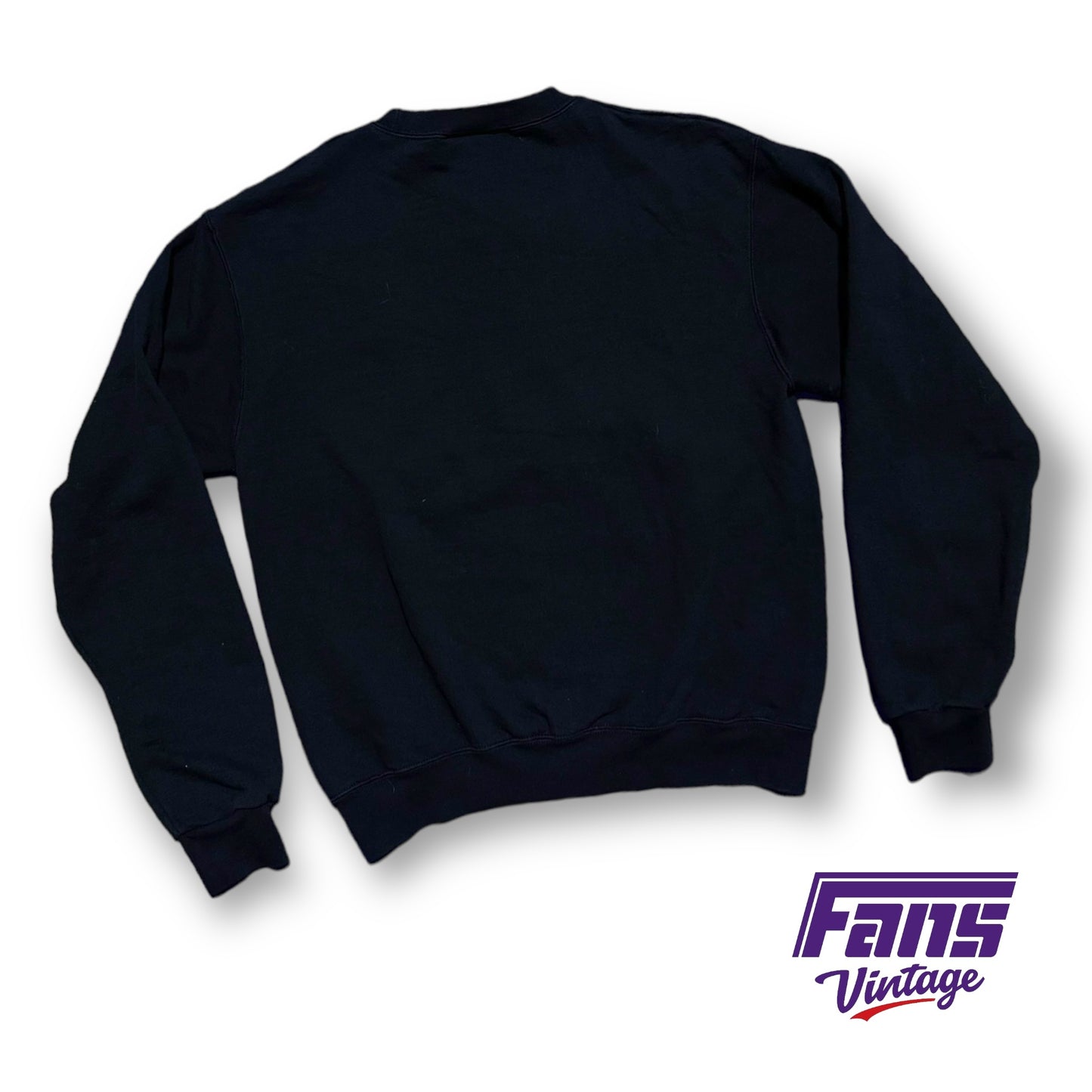 TCU Horned Frogs black Champion brand crewneck
