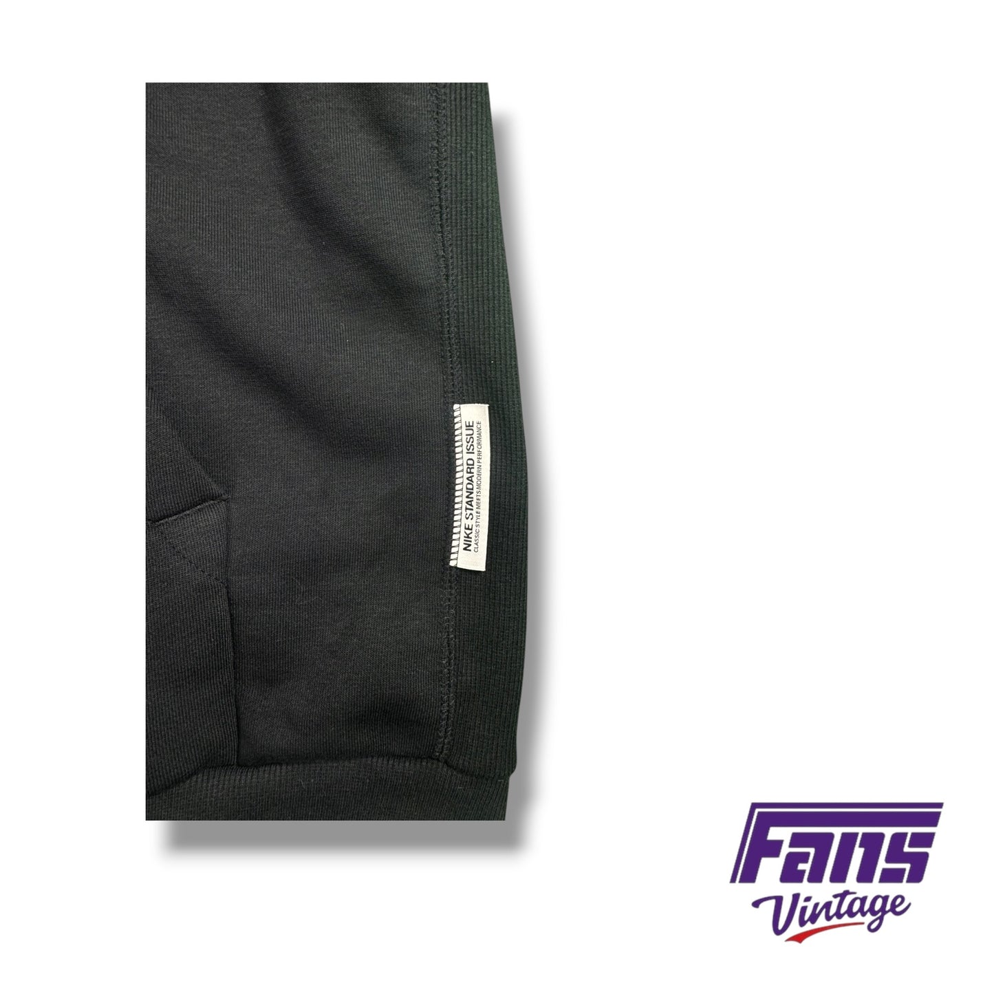 TCU Basketball Nike Sportswear Team Issued Premium Hooded Blackout Jacket