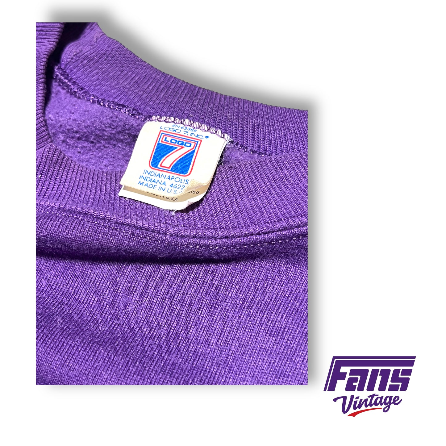 Vintage Raglan 90s TCU Sweater