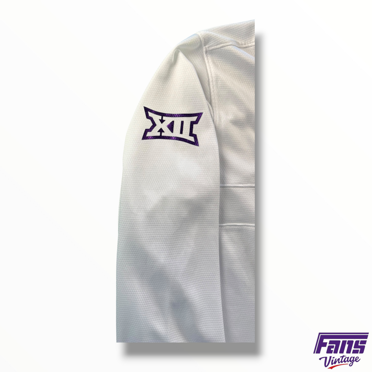TCU Team Issued Nike Whiteout Sideline Quarter Zip Pullover