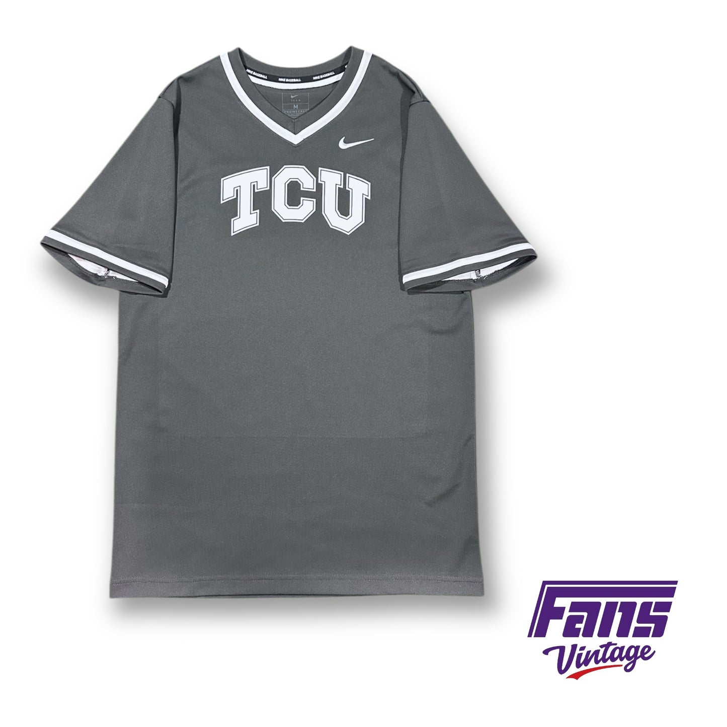 2022 TCU Baseball Game Worn Jersey - CWS Season Practice Jersey! #34
