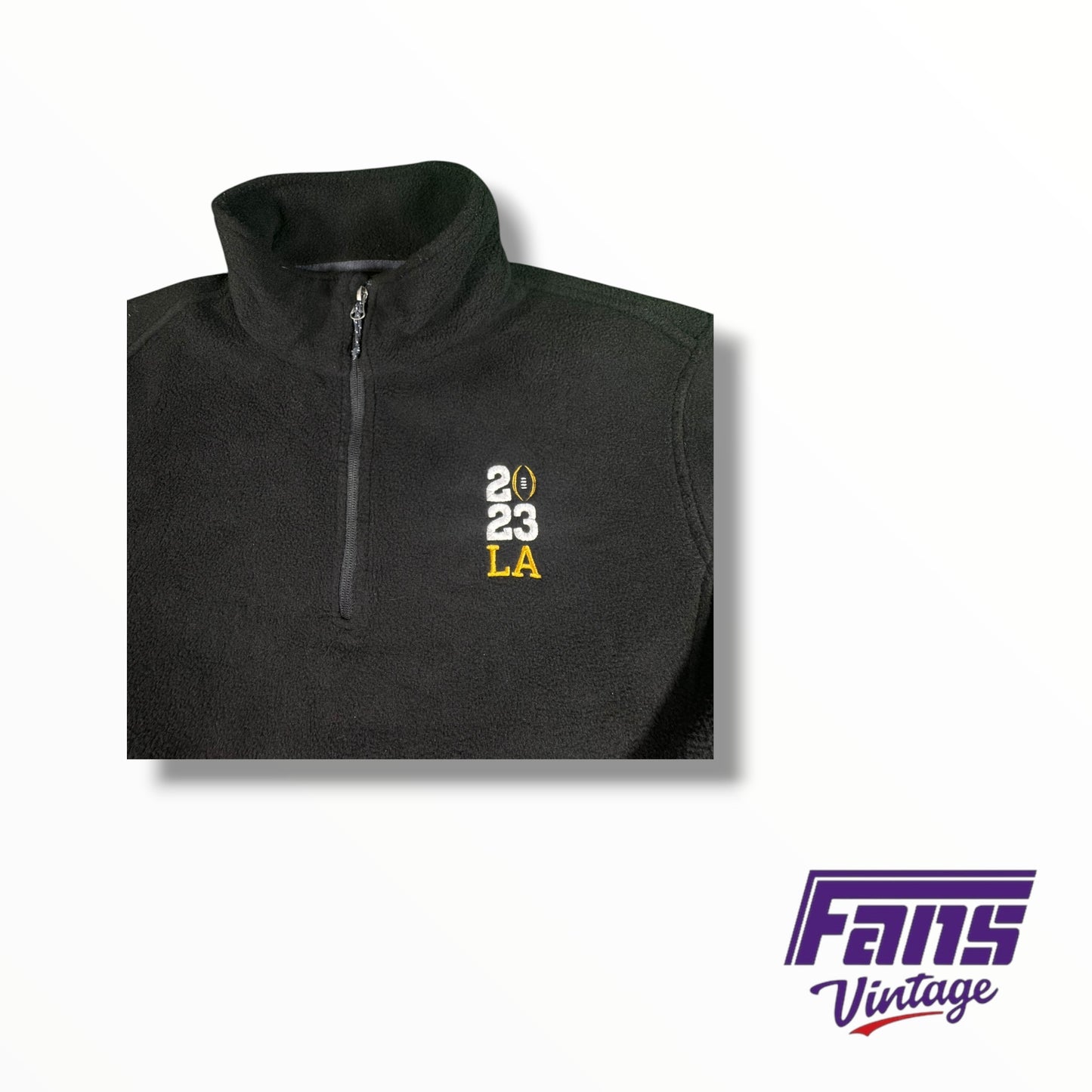 TCU Football National Championship Fuzzy Quarter-Zip