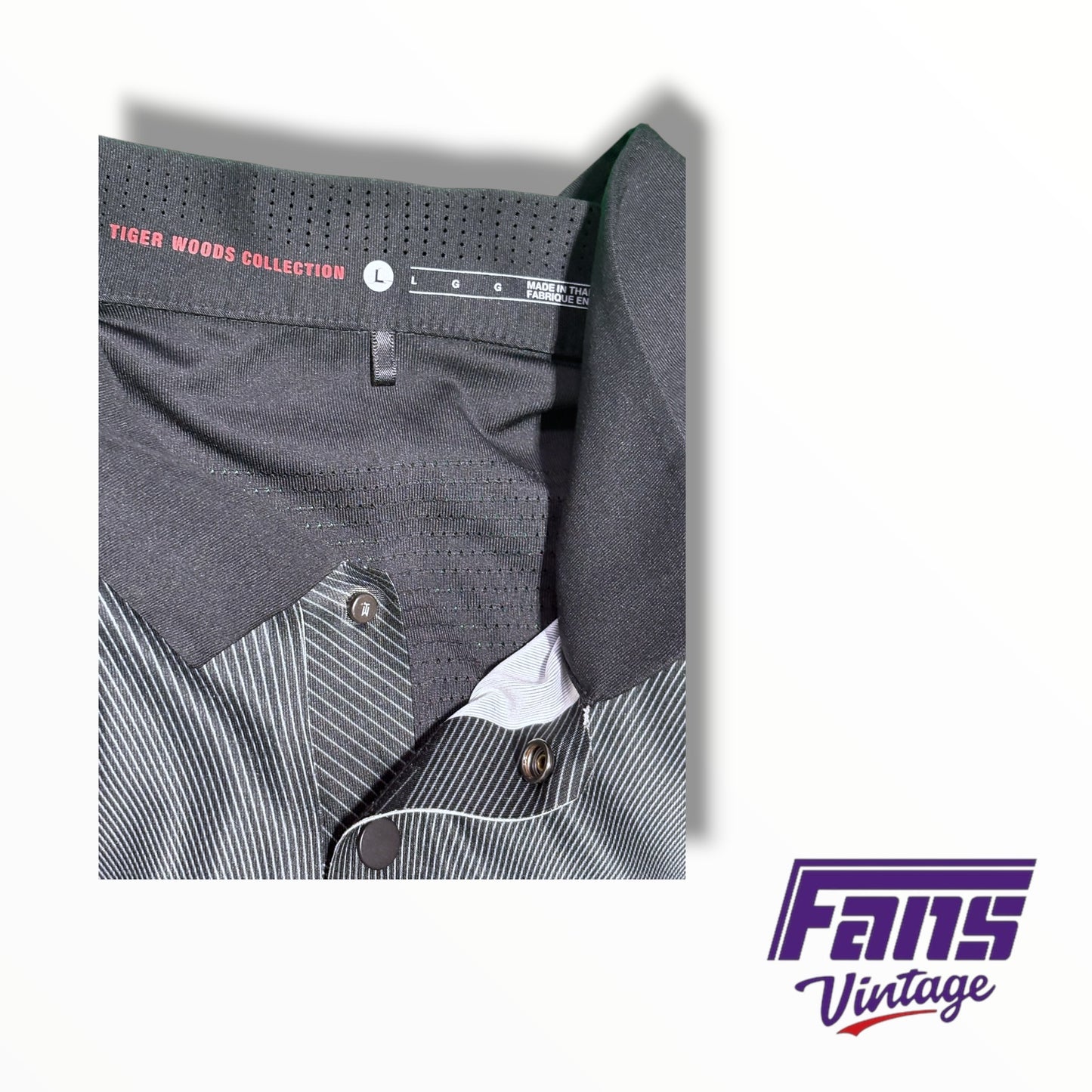 TCU Team Issued Track and Field Tiger Woods Premium Nike Polo