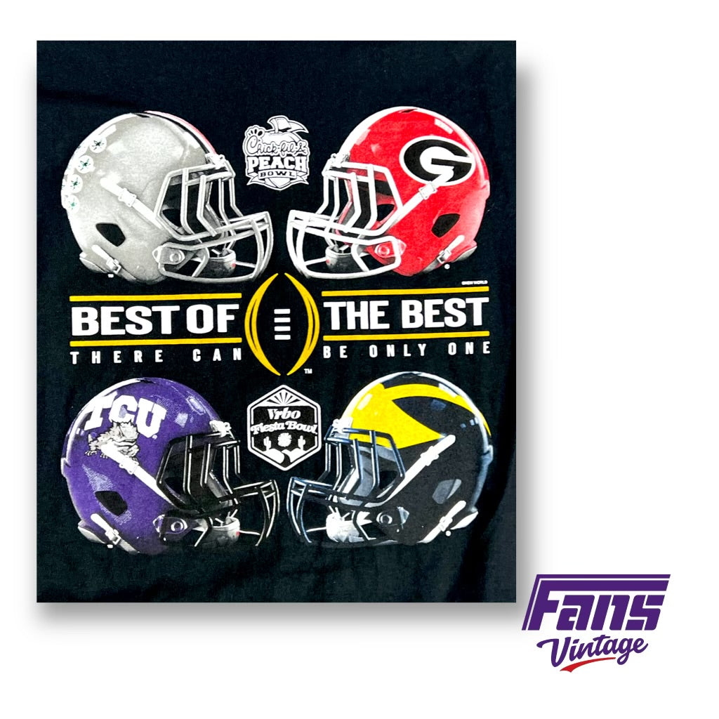 2023 College Football Playoff short and long sleeve tee - Cool graphic on back