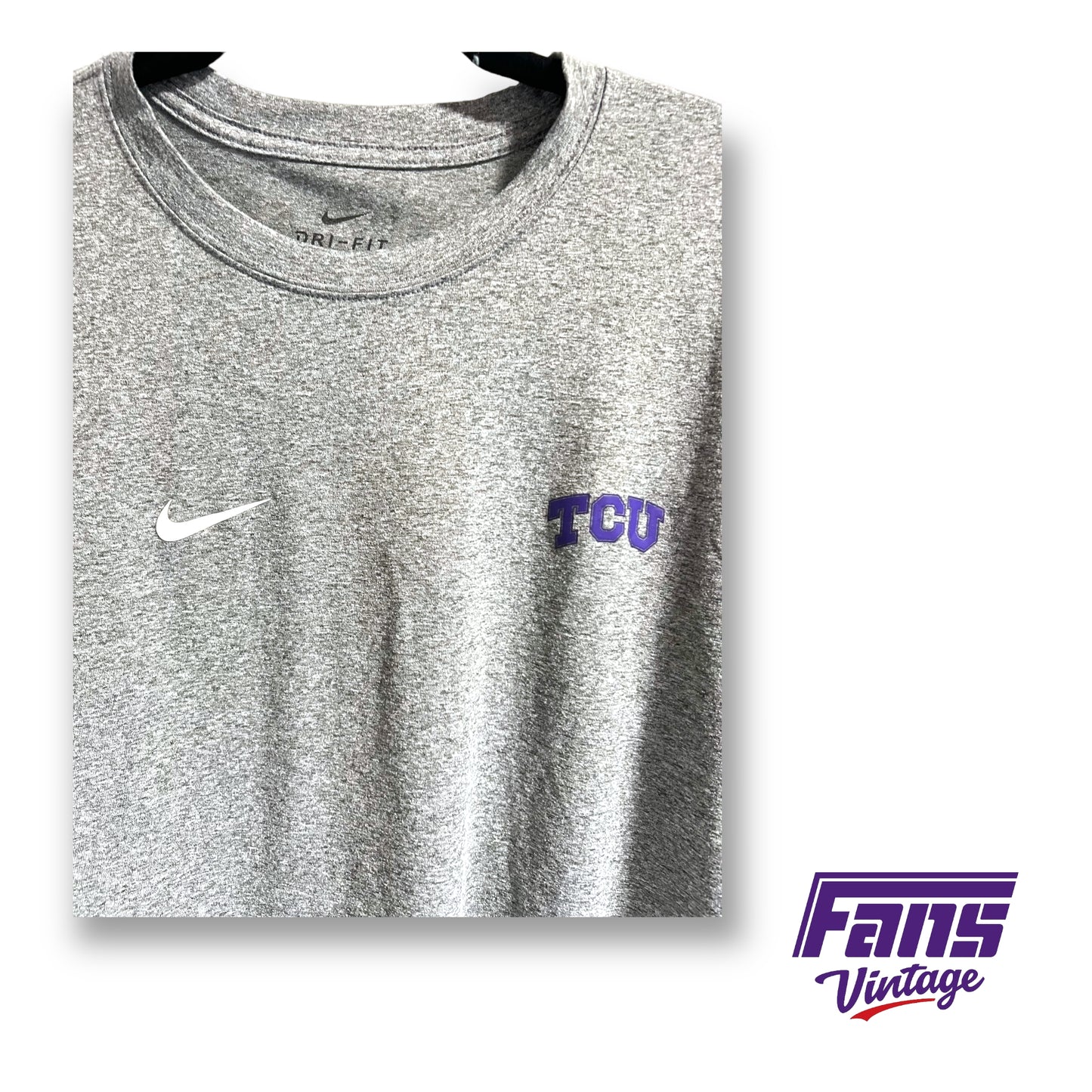 Nike TCU team issued dri-fit workout tee
