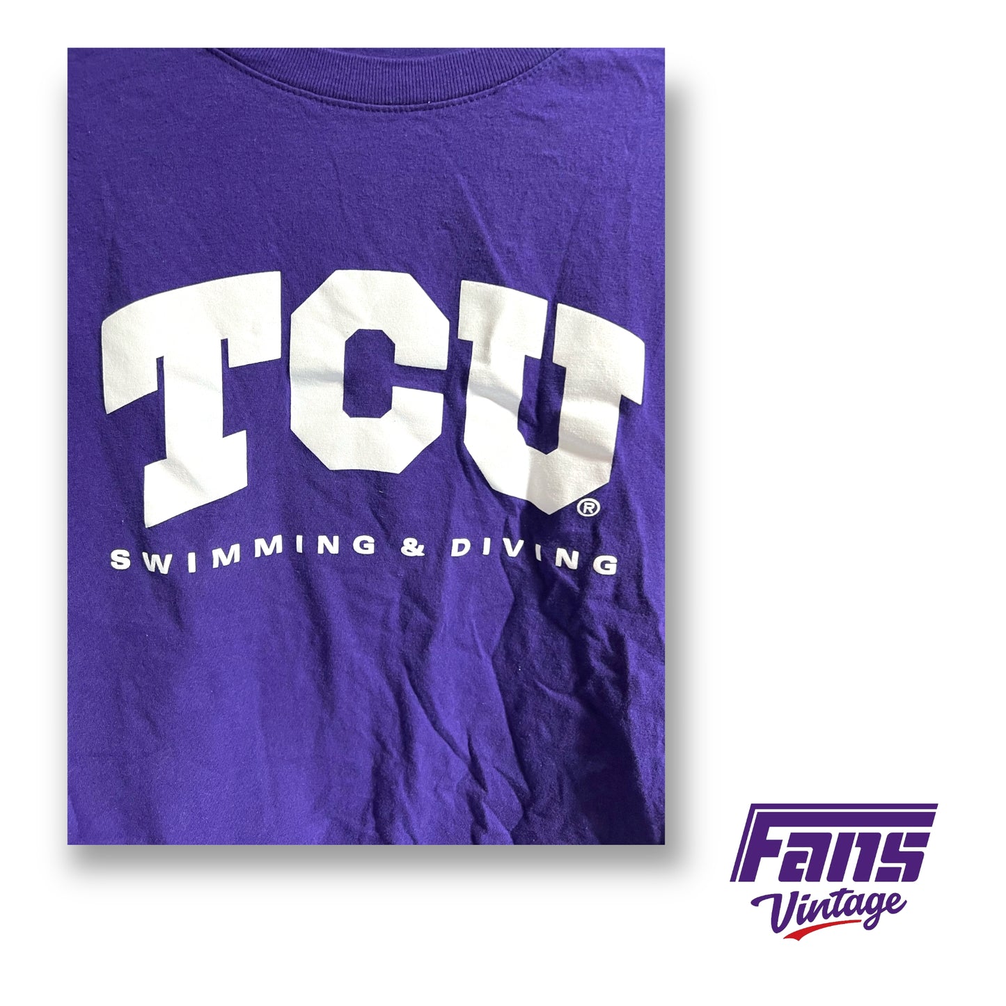 Nike TCU Swimming team issued tee
