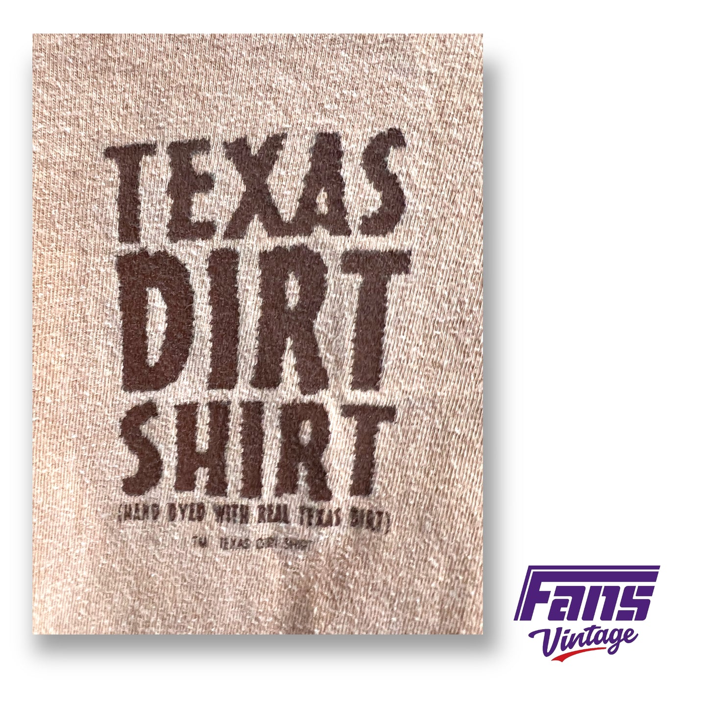 Vintage Horned Frog 'Red Dirt Shirt' tee - Insane!