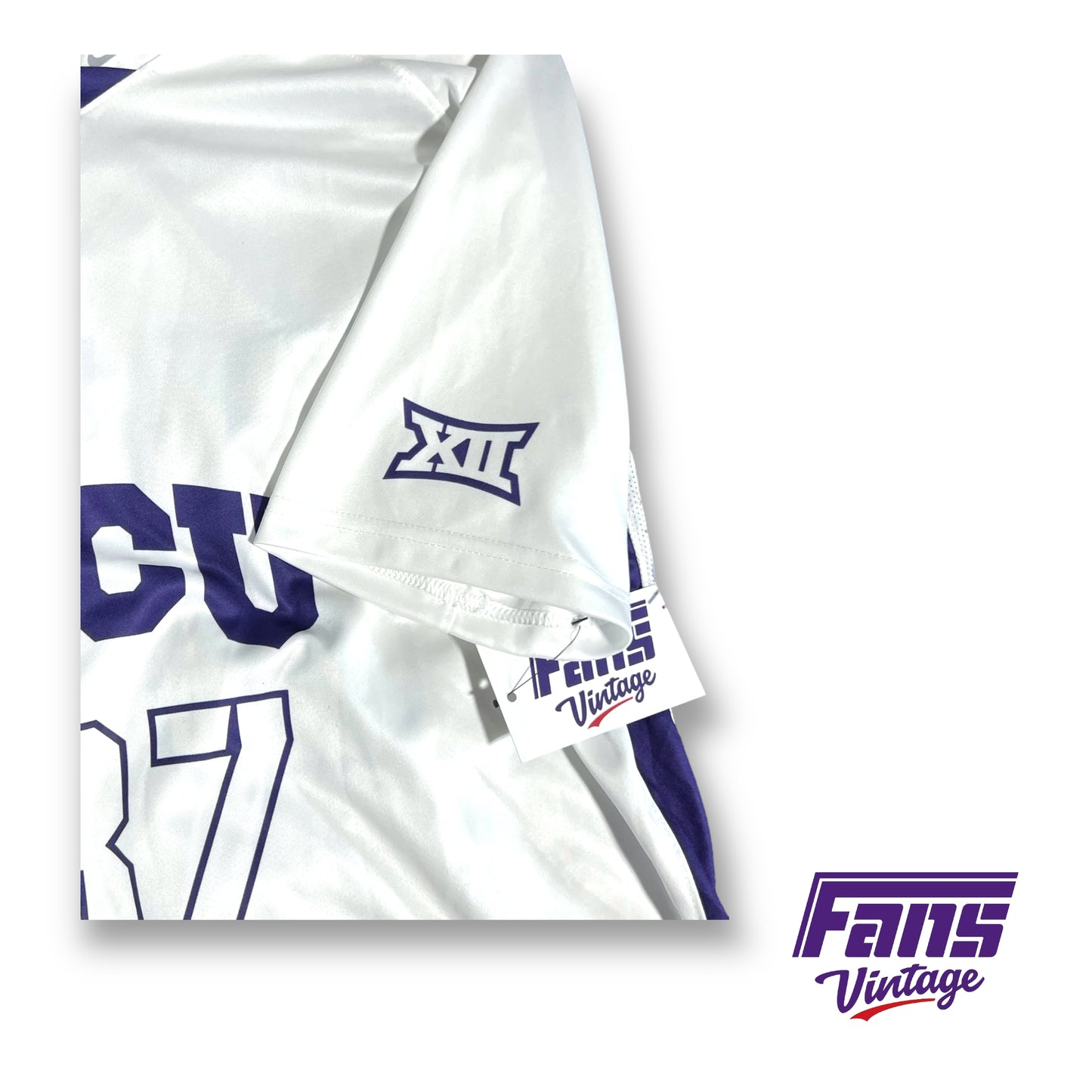 Nike TCU Soccer game worn home jersey