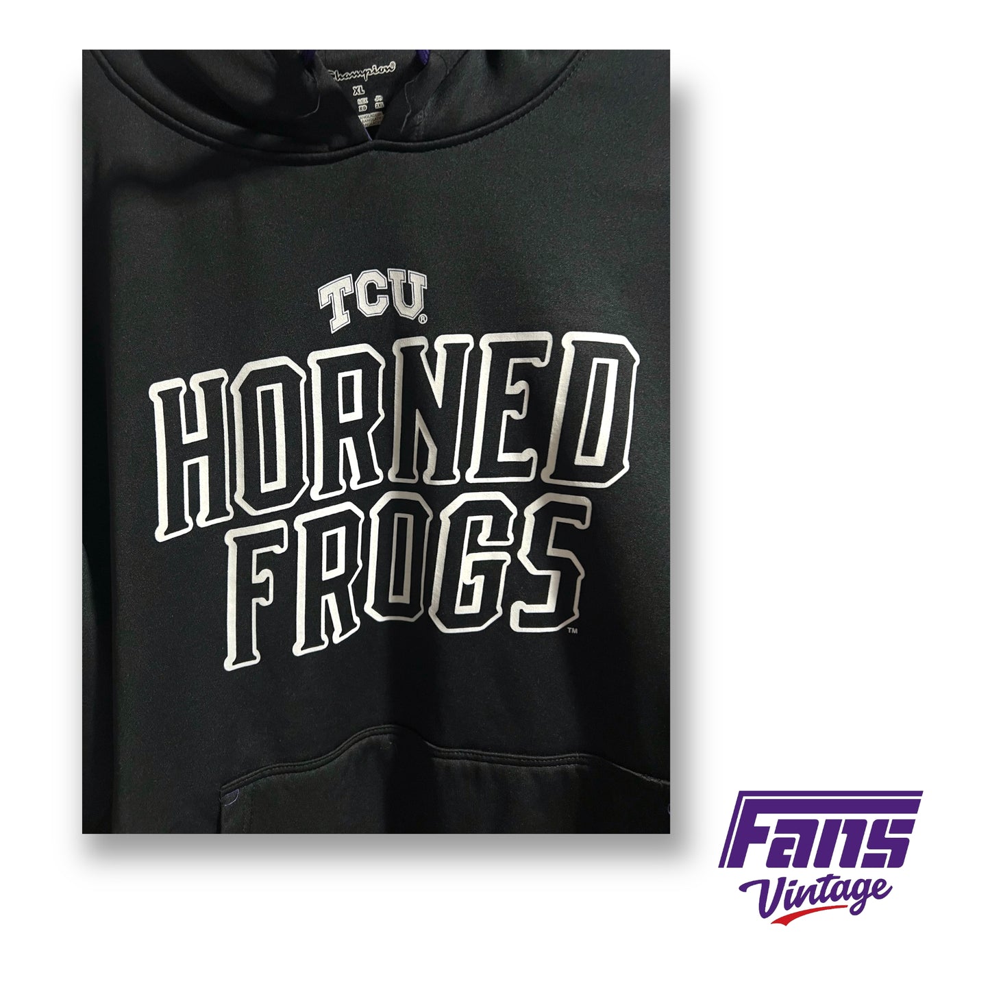Champion TCU dri-fit hoodie