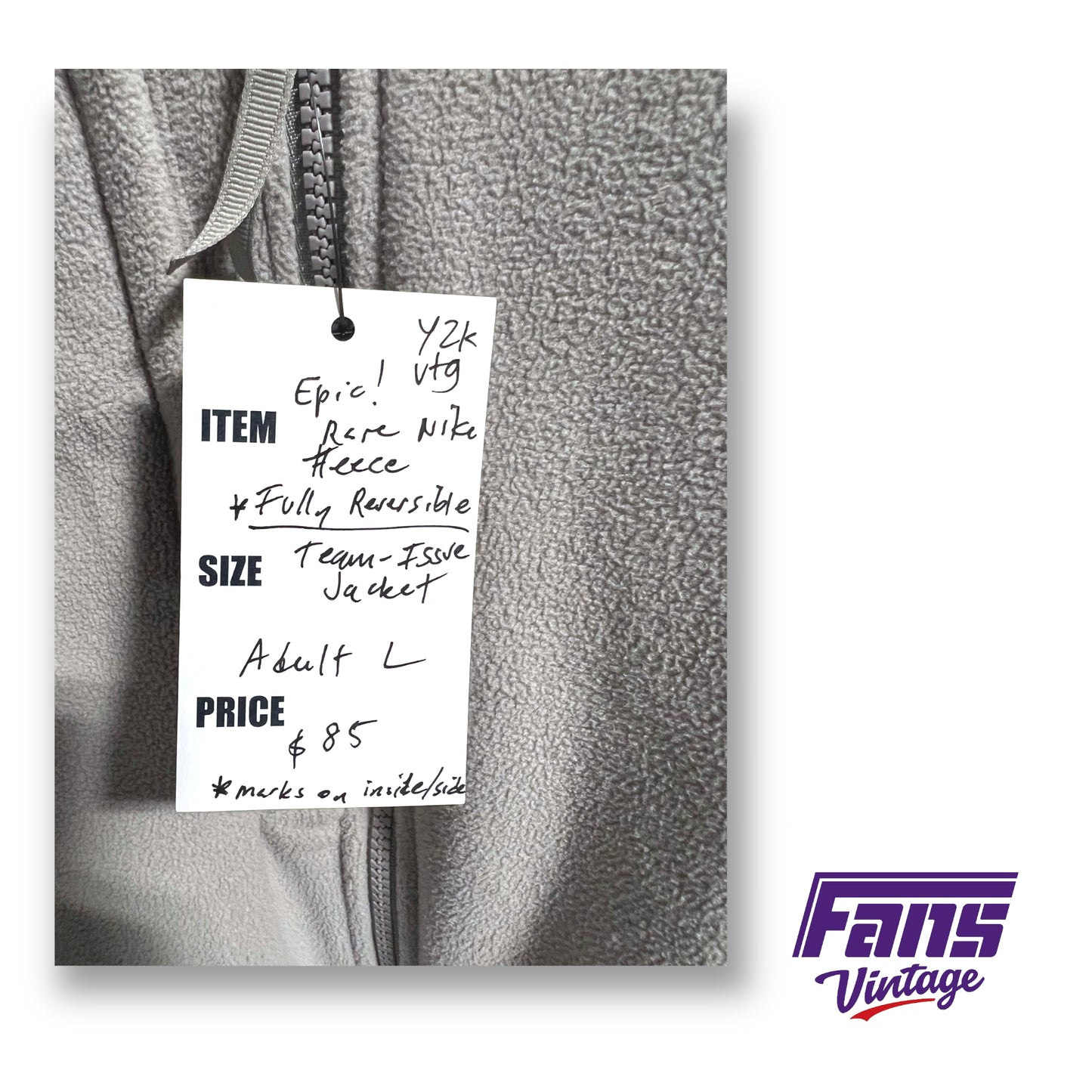 Vintage TCU Nike Team Issued Y2K Era reversible jacket - Rare!