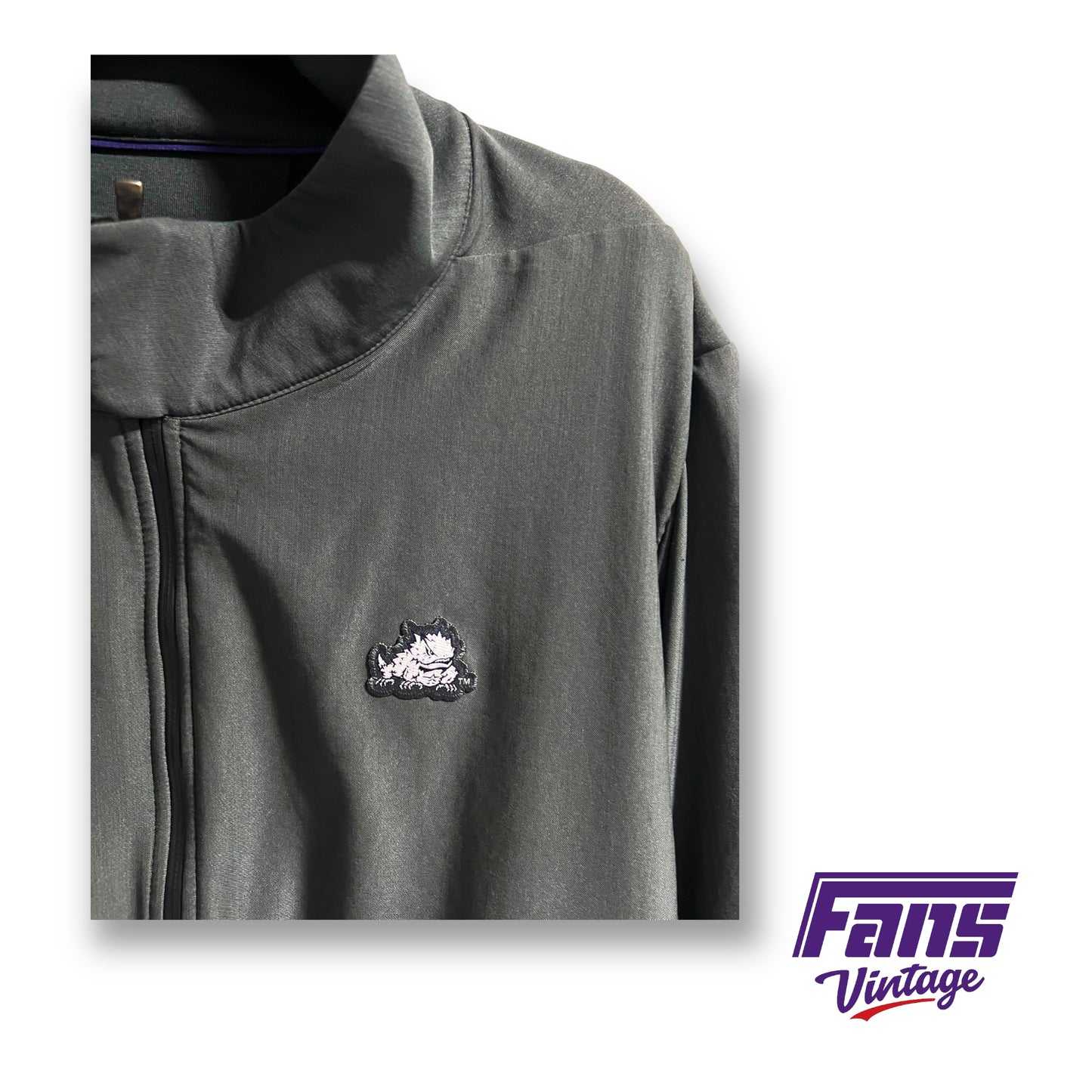 Premium Nike TCU coach issued dri-fit jacket