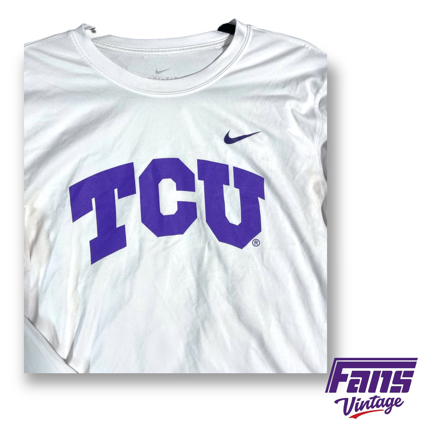 Nike TCU Basketball team exclusive "Spit Blood" Colorway long sleeve tee