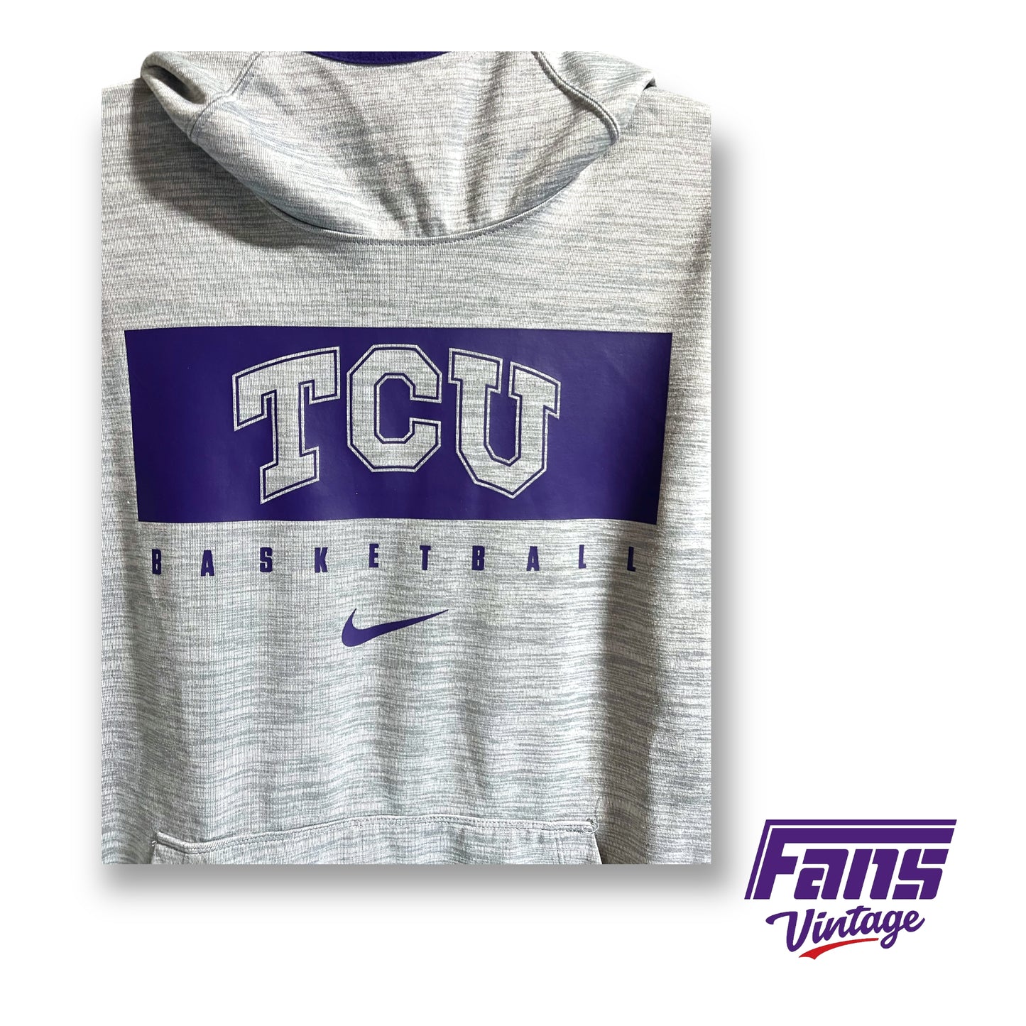 Nike TCU Basketball team issued hoodie