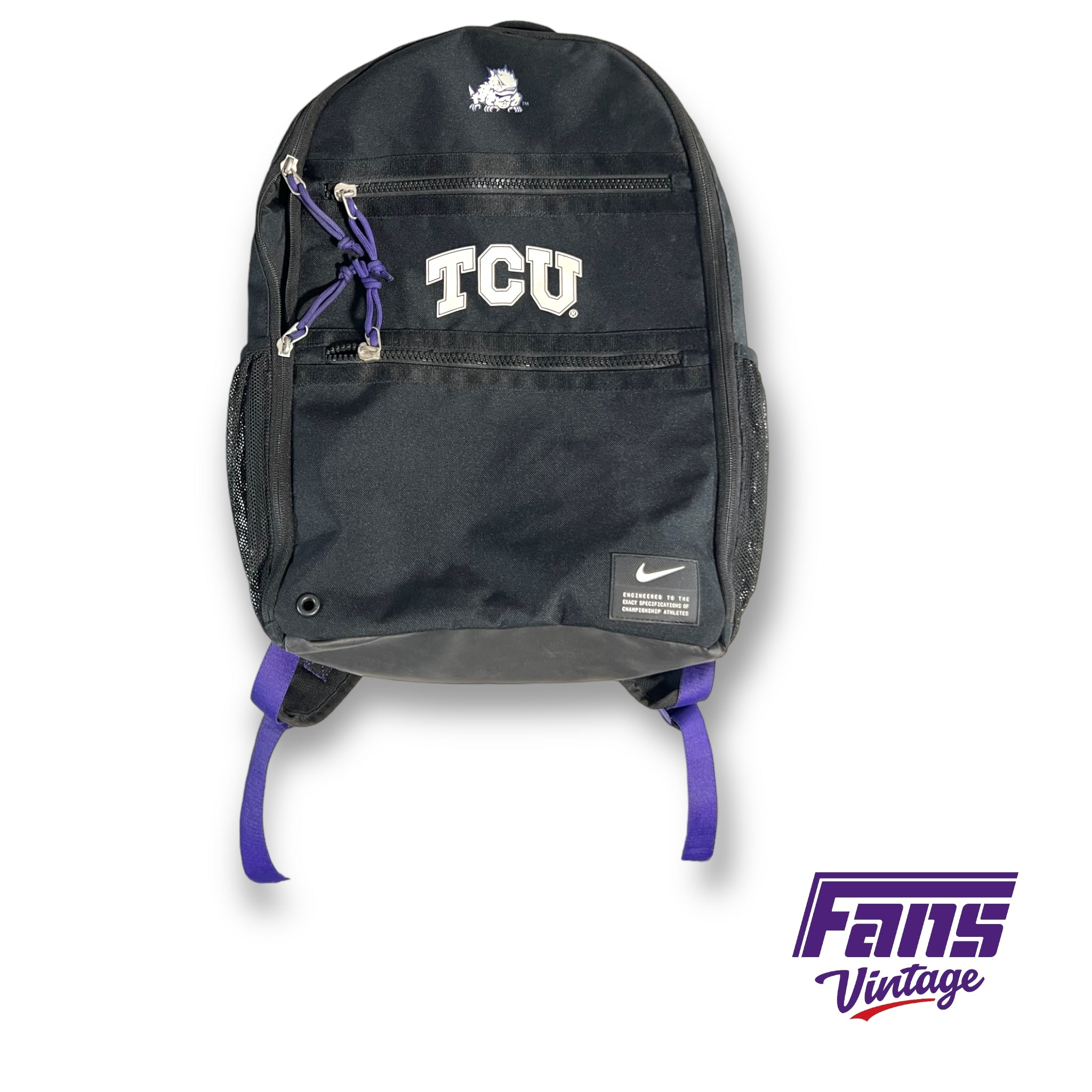nike backpack purple and blue tye die Nike TCU Football team issued backpack – Fans Vintage