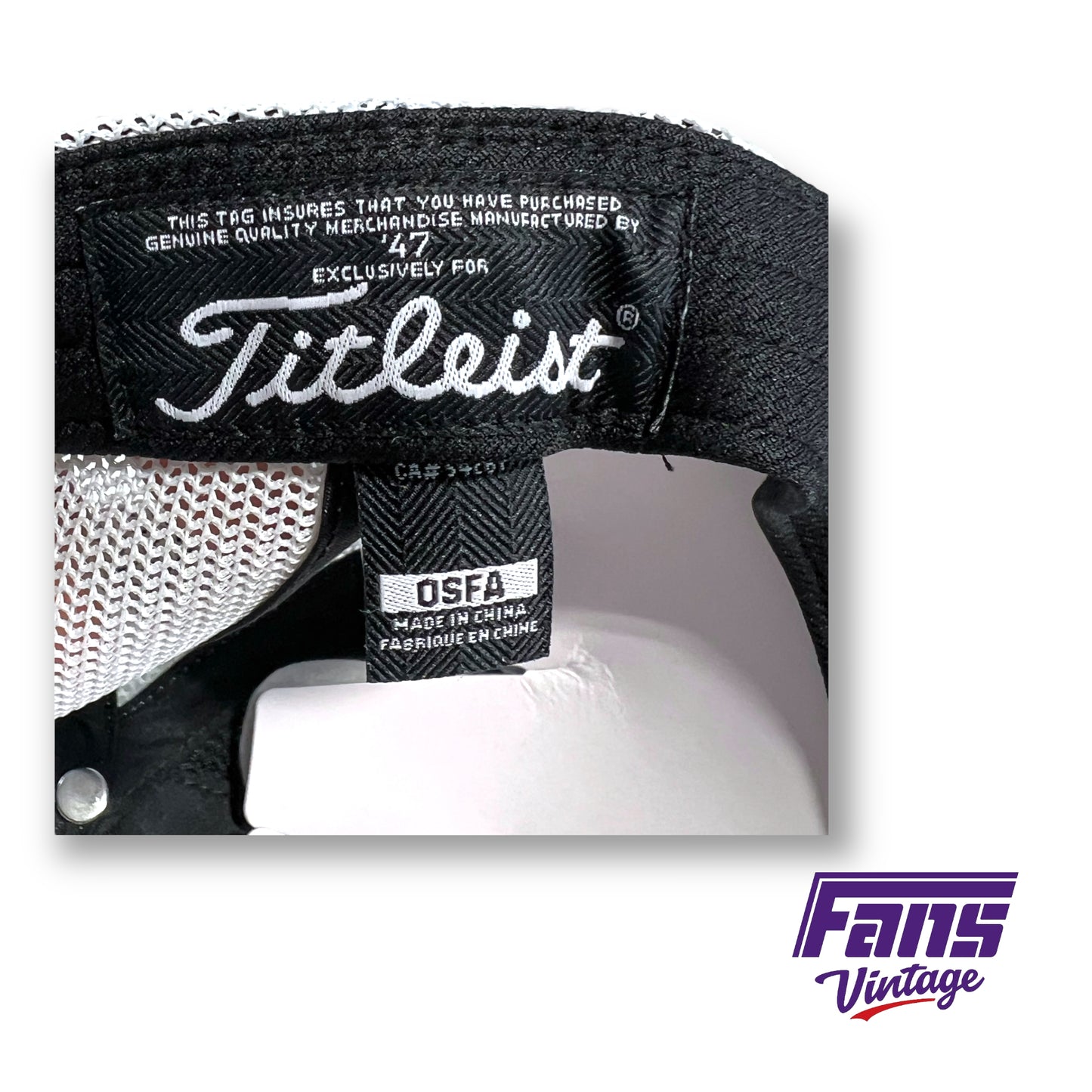 Titleist TCU Golf trucker hat