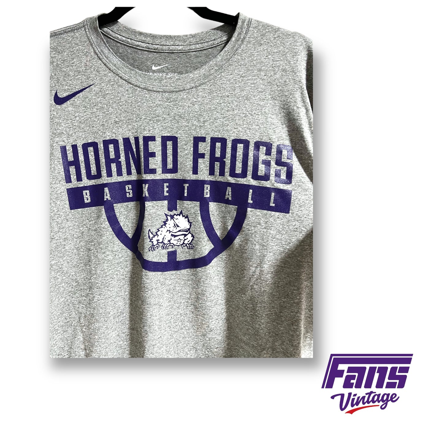 Nike TCU Basketball team issued dri-fit shirt