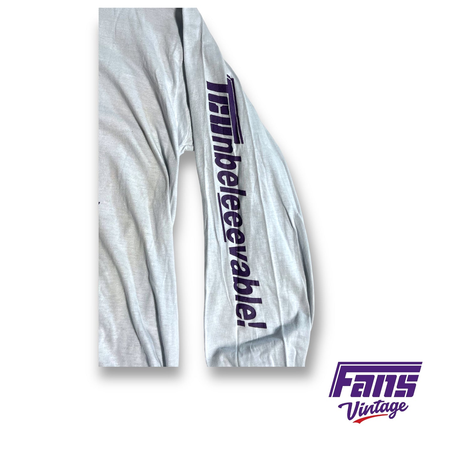 80s vintage TCU Jim Wacker long sleeve t-shirt - Grail