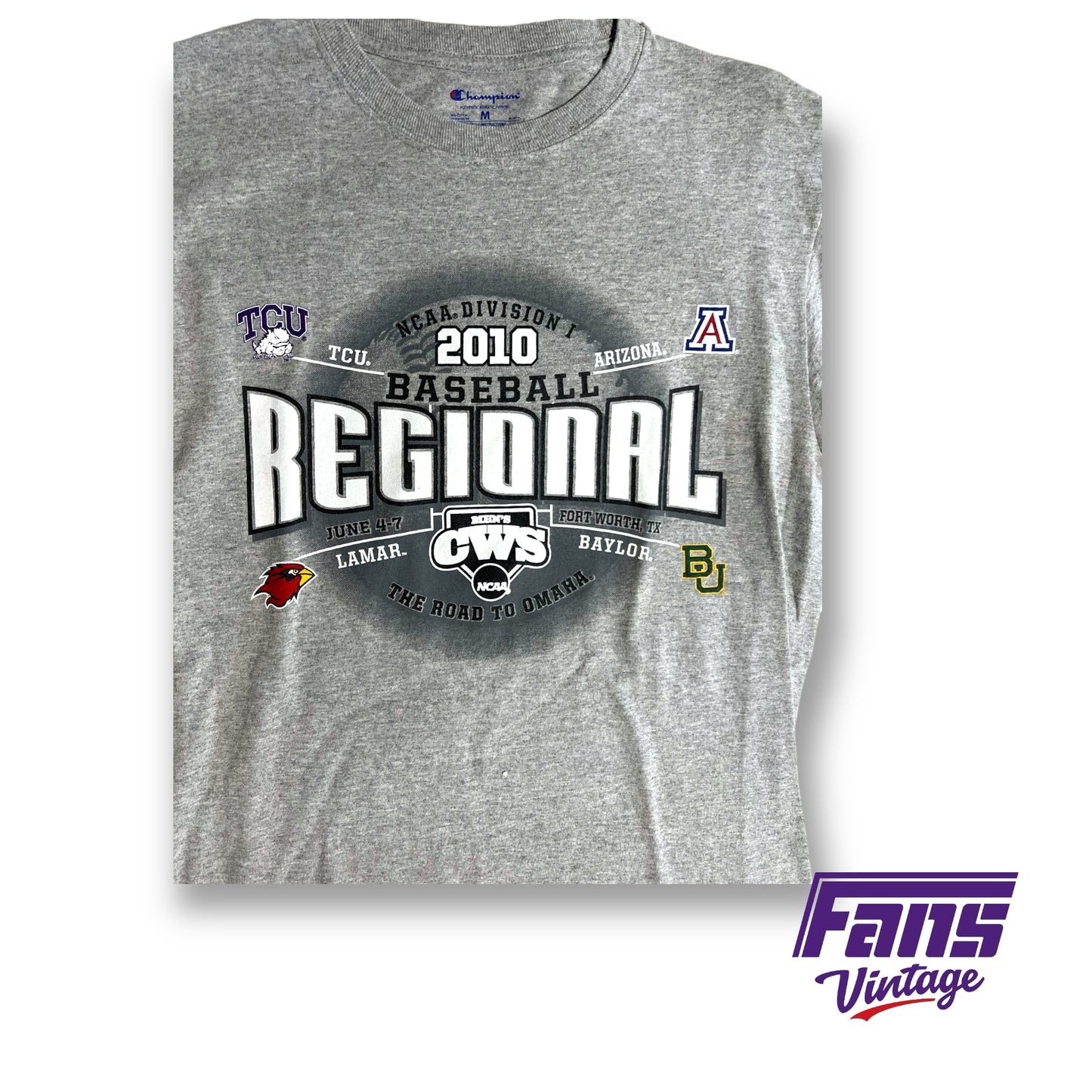 2010 TCU Baseball NCAA regional t-shirt