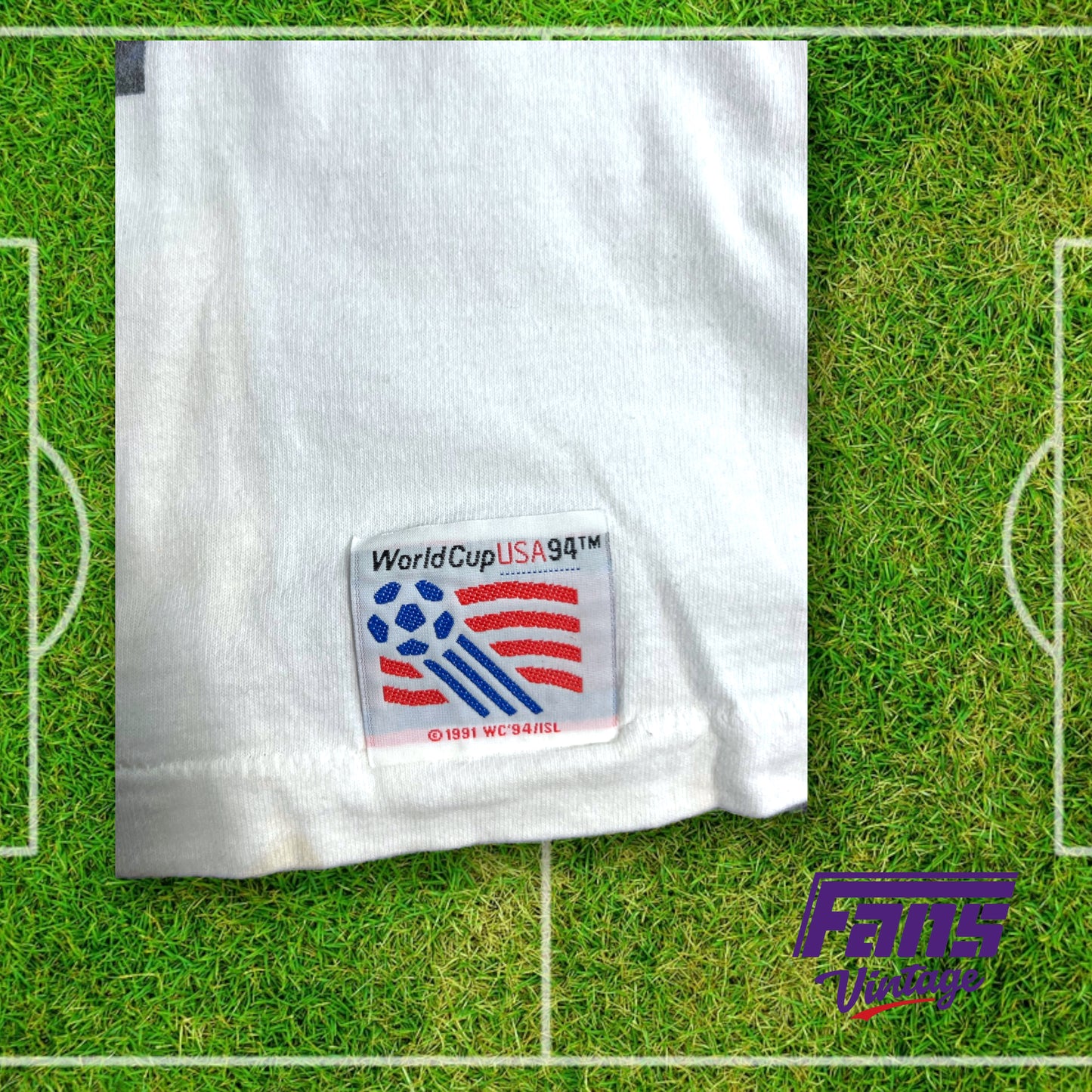 90s vintage World Cup tee - Program Watercolor Design