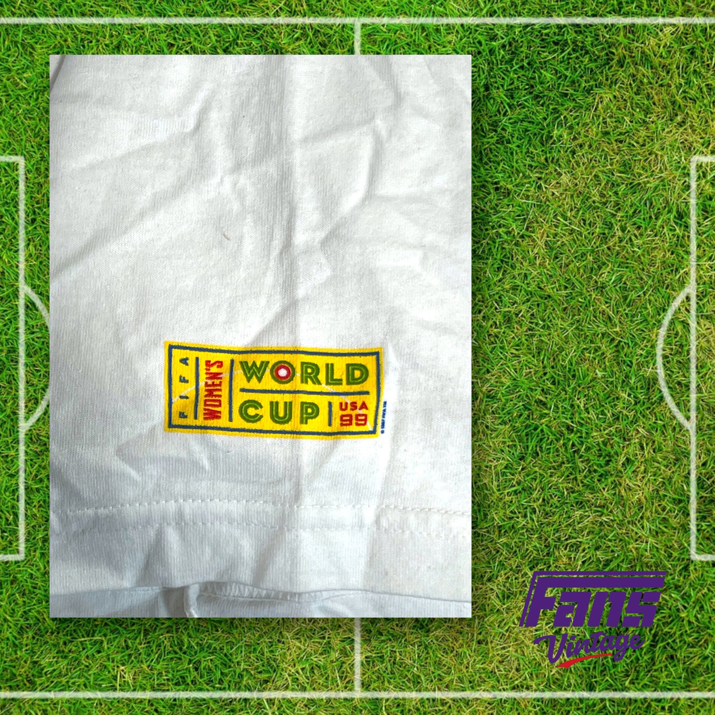 90s vintage Adidas USA Women's World Cup tee - double sided