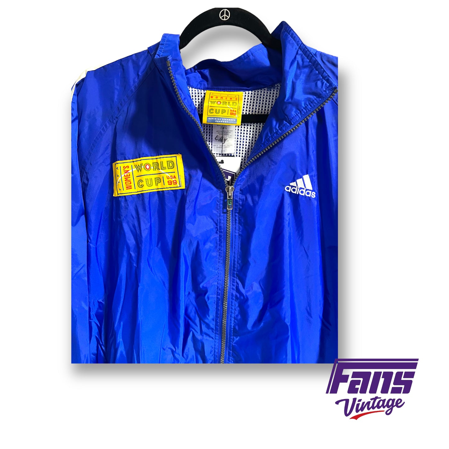 Vintage 1999 Women’s World Cup USA Soccer Adidas team issued all-weather jacket