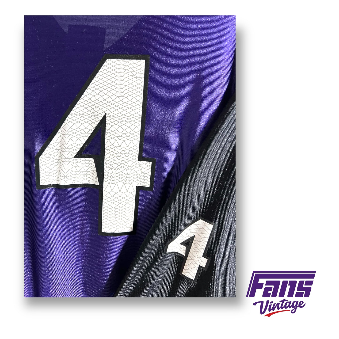 2012 Nike TCU Football #4 Jersey - Sick Frogskin pattern Numbers!