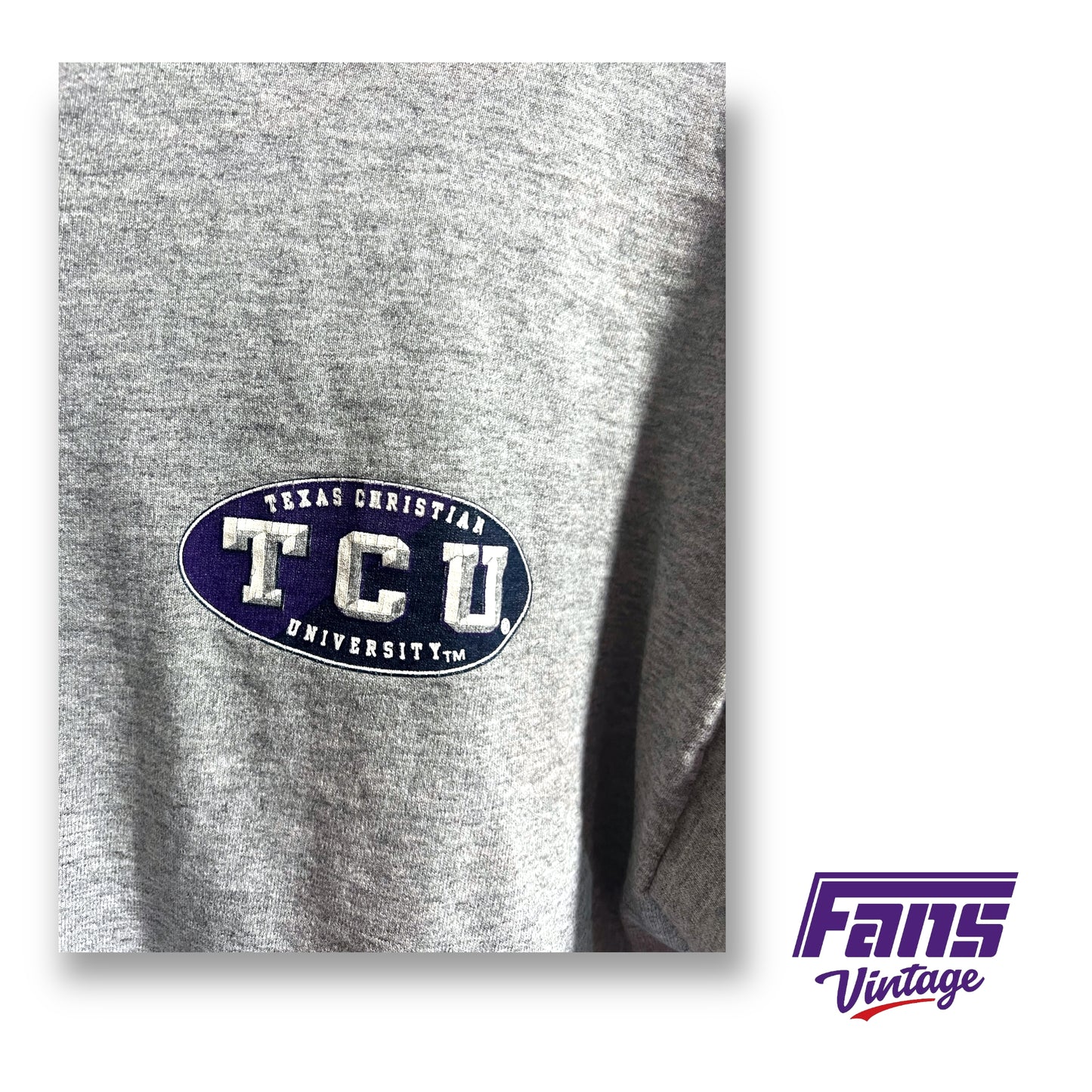 90s vintage TCU long sleeve tee - Unique colorway!