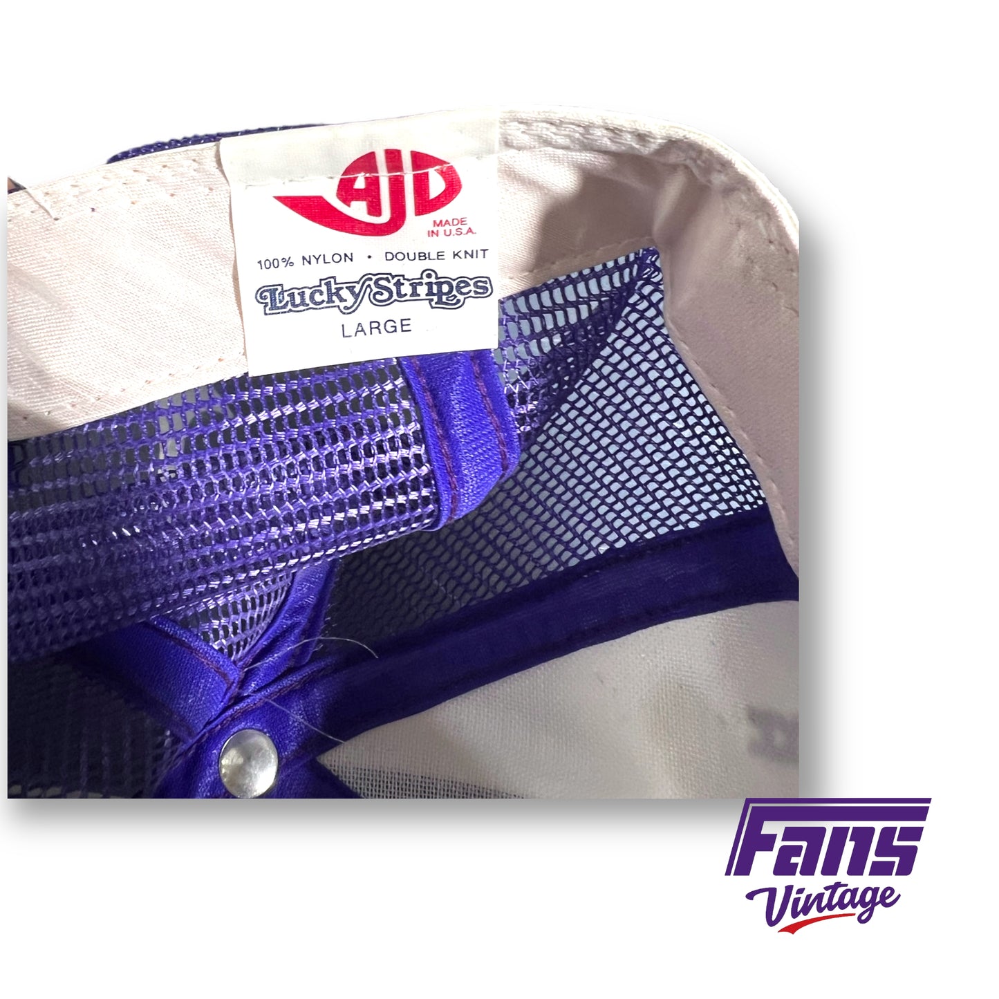 1980s Vintage TCU Trucker Hat - Awesome details!