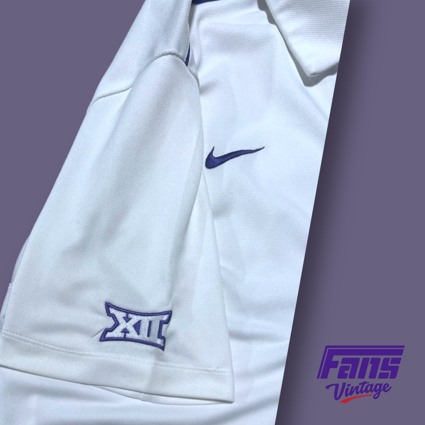 Nike TCU 'Horned Frogs' team issued polo