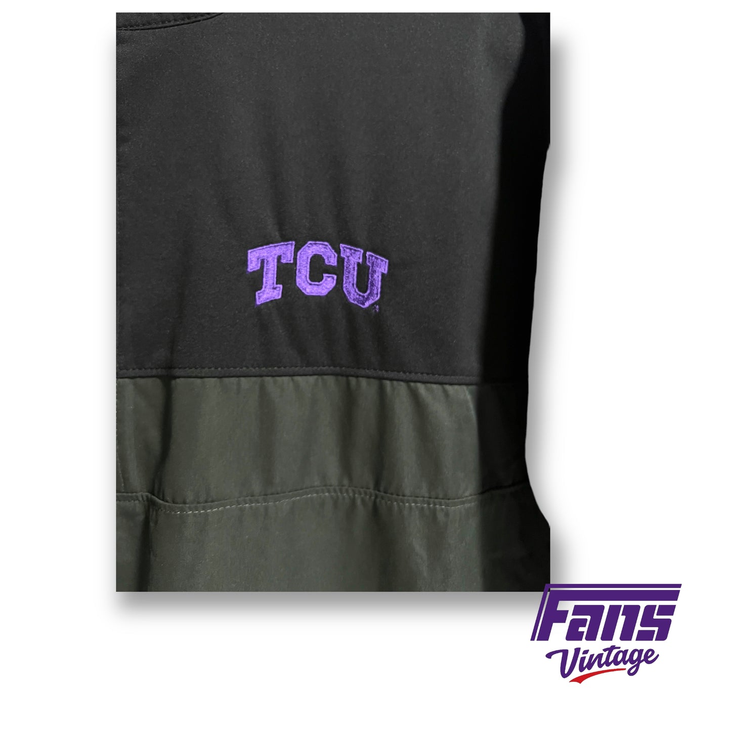 Nike Shield Victory Golf TCU team issued half-zip pullover - RARE team Exclusive!