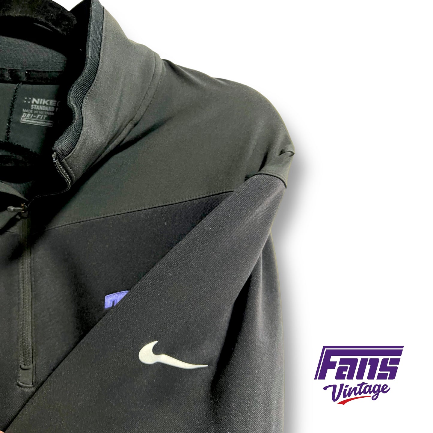 Nike Golf TCU team issued quarter-zip pullover