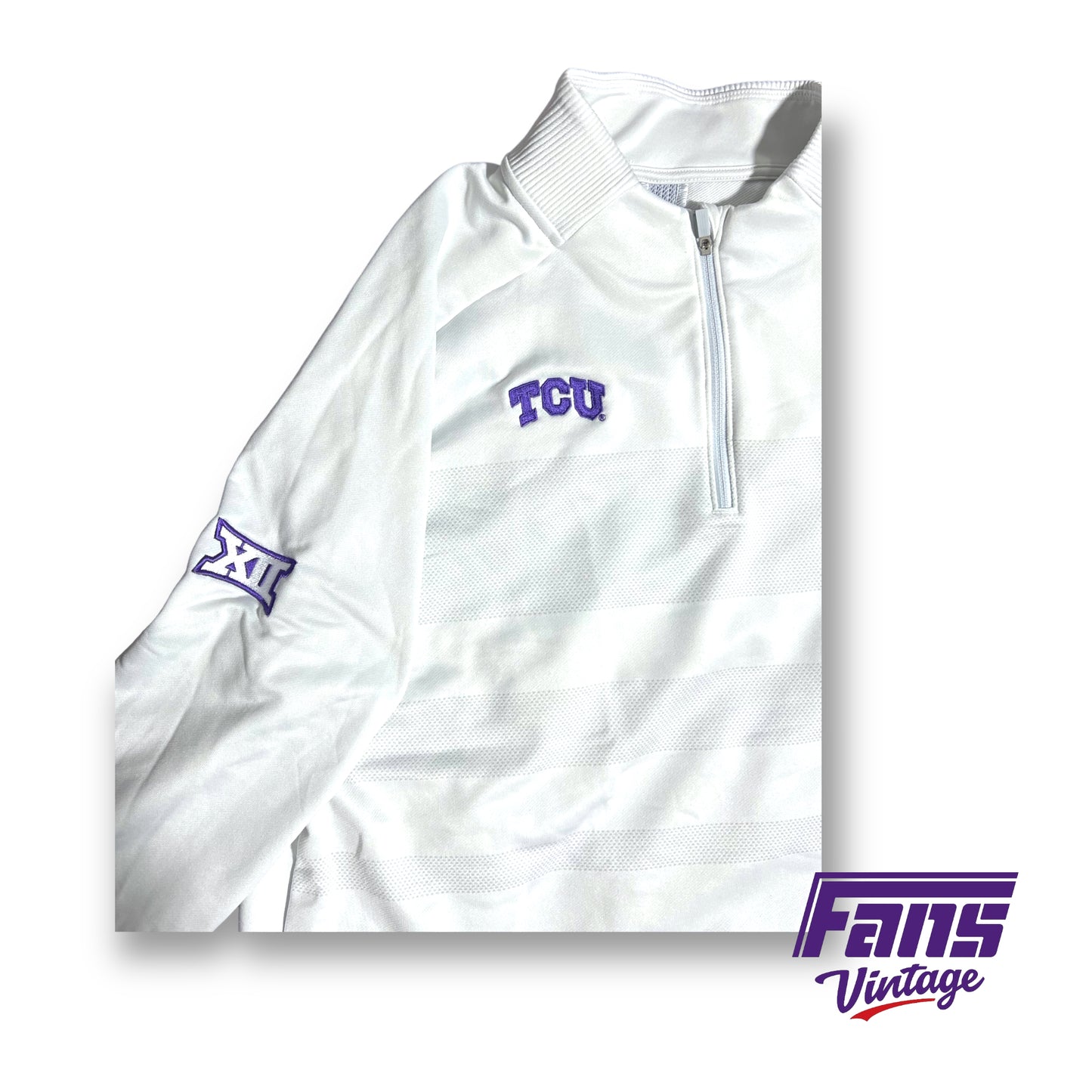 Nike TCU coach issued quarter-zip pullover - Rare!