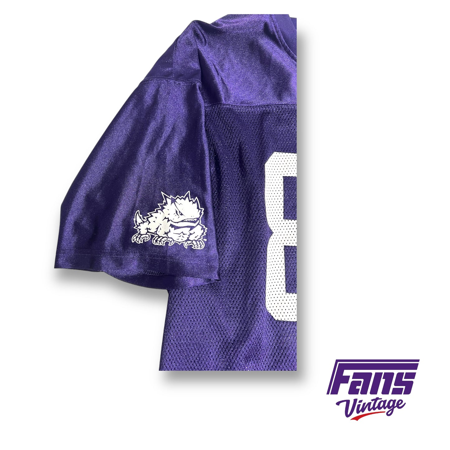 TCU Football Cropped Fit Mesh Jersey