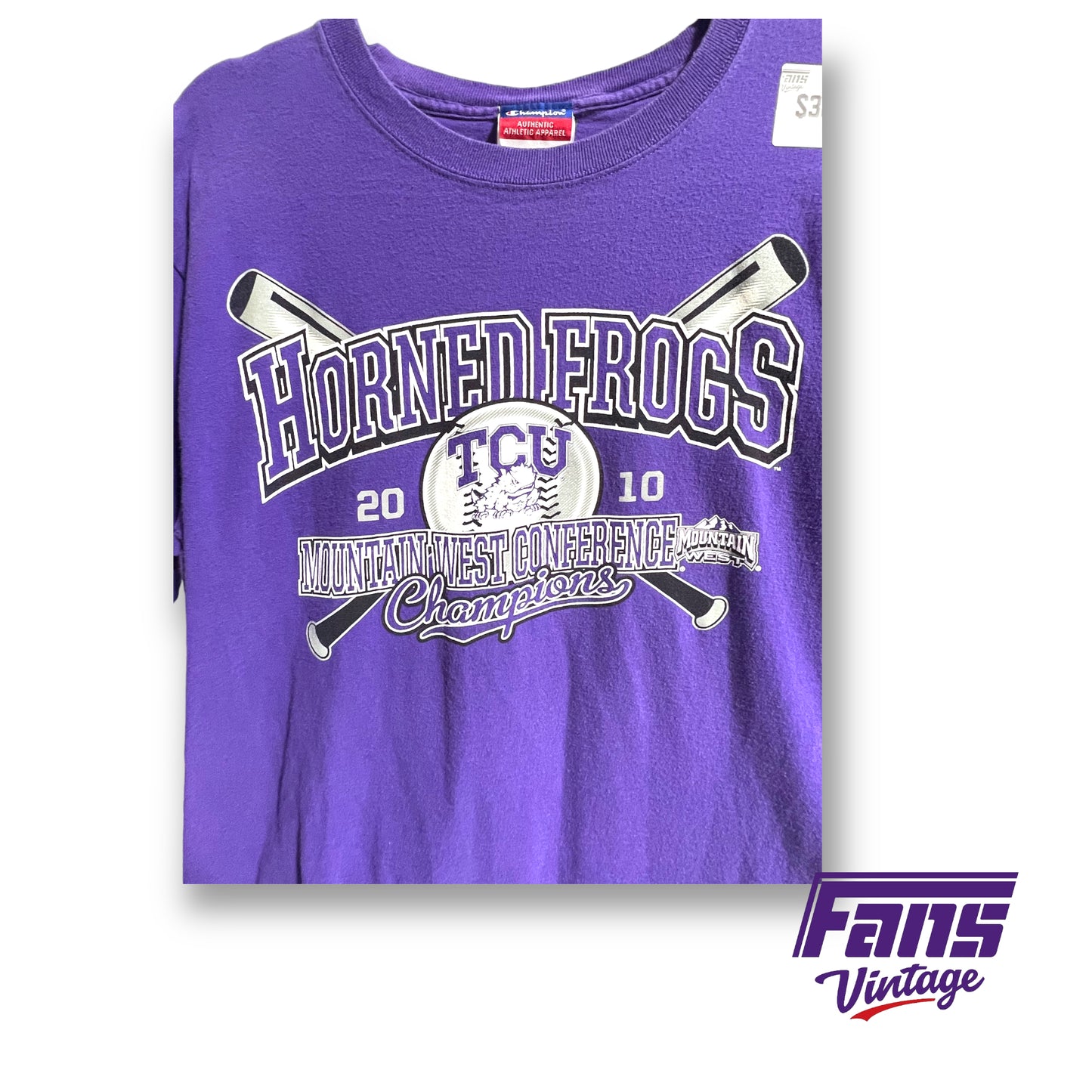 2010 MWC Conference Champs TCU Baseball Tee