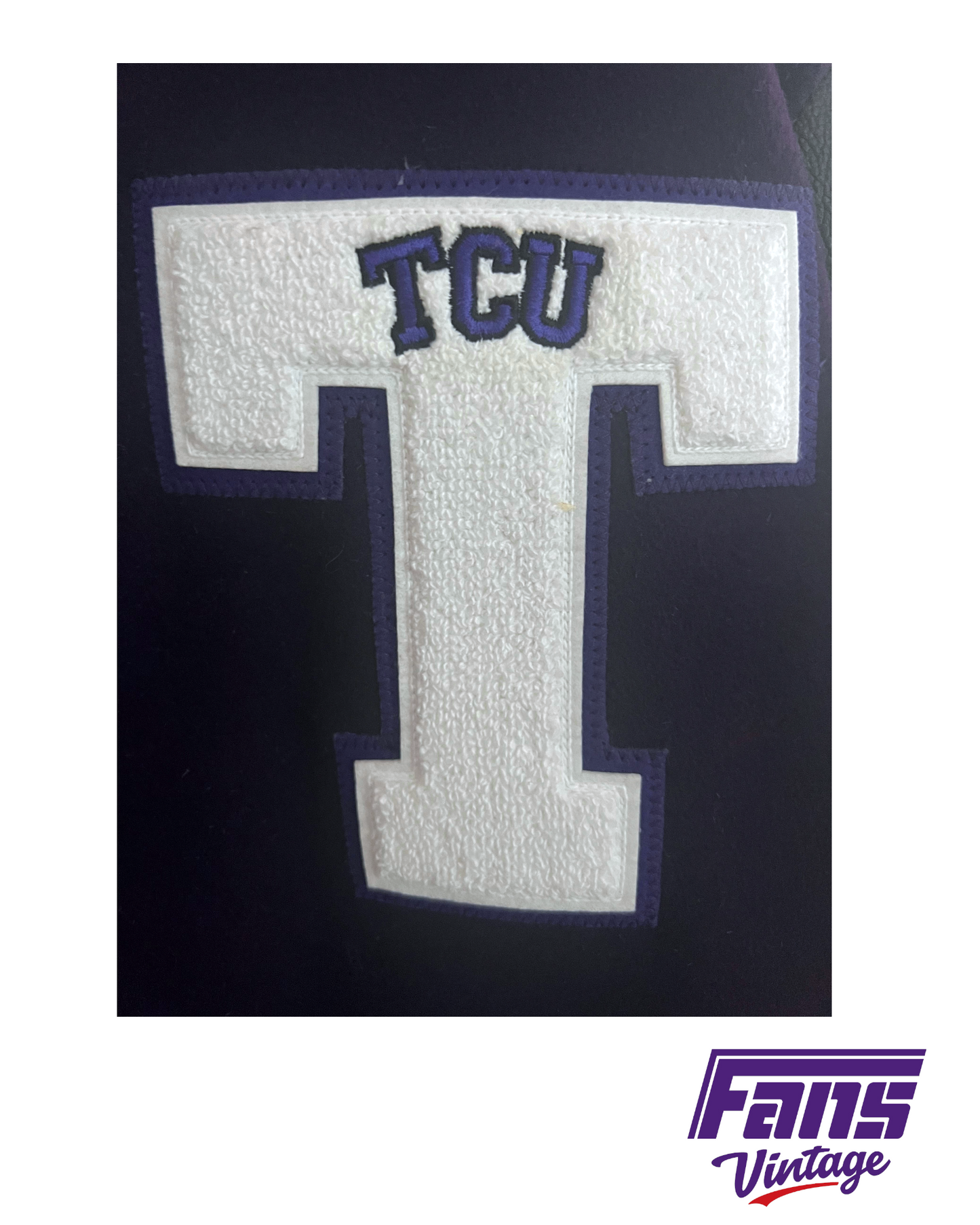 EPIC! Authentic TCU Block T Varsity Letterman's Jacket