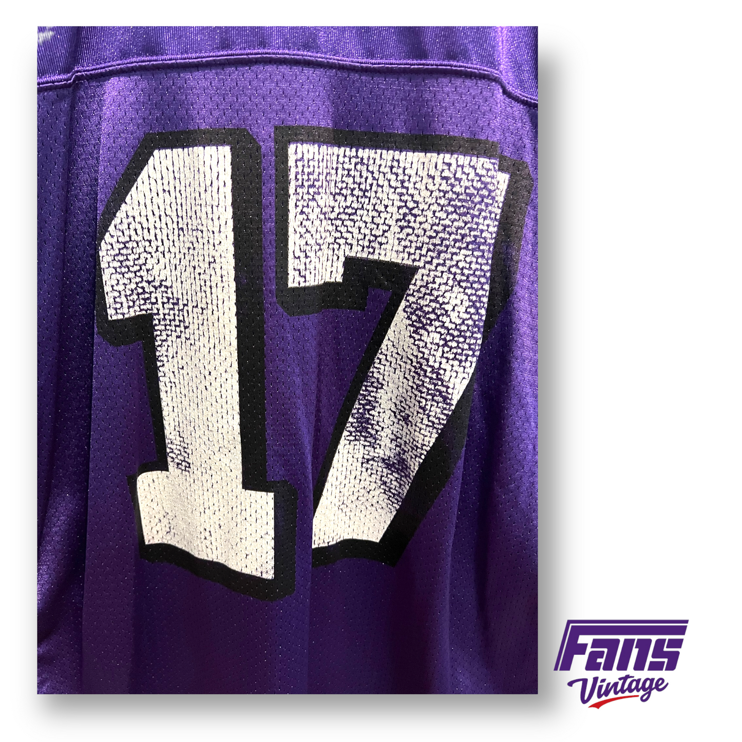 Game Worn Vintage TCU Football Jersey