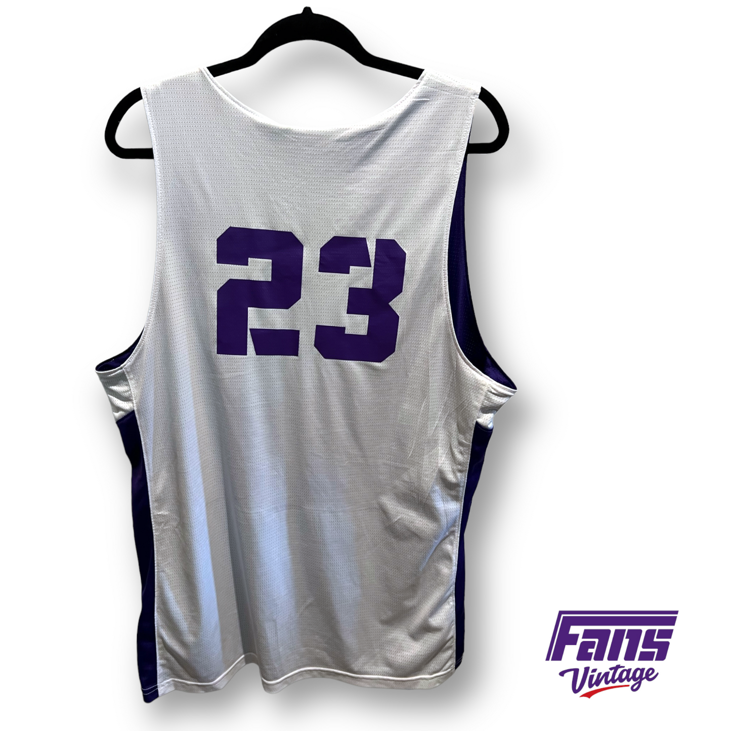 EPIC Game Worn TCU Basketball warmup jersey - double sided!