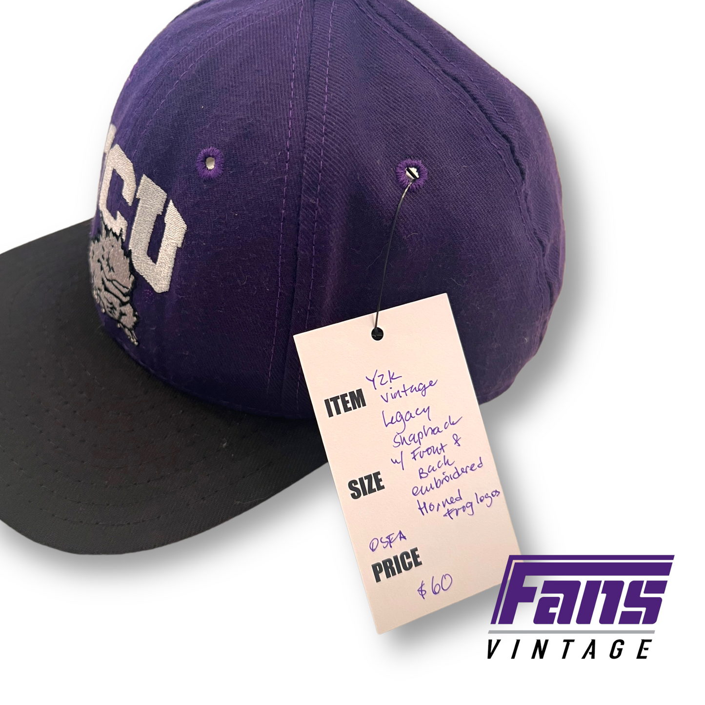 Y2K Vintage TCU Snapback Hat