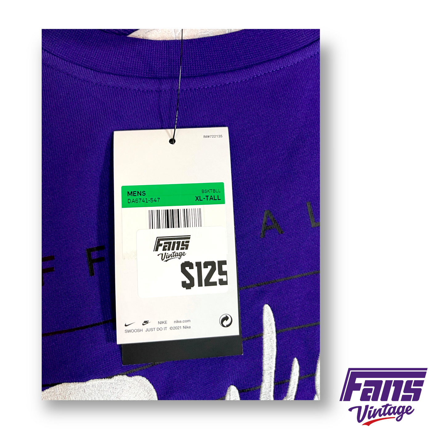Insane Special Edition Team-Only TCU Basketball Nike Script Crewneck