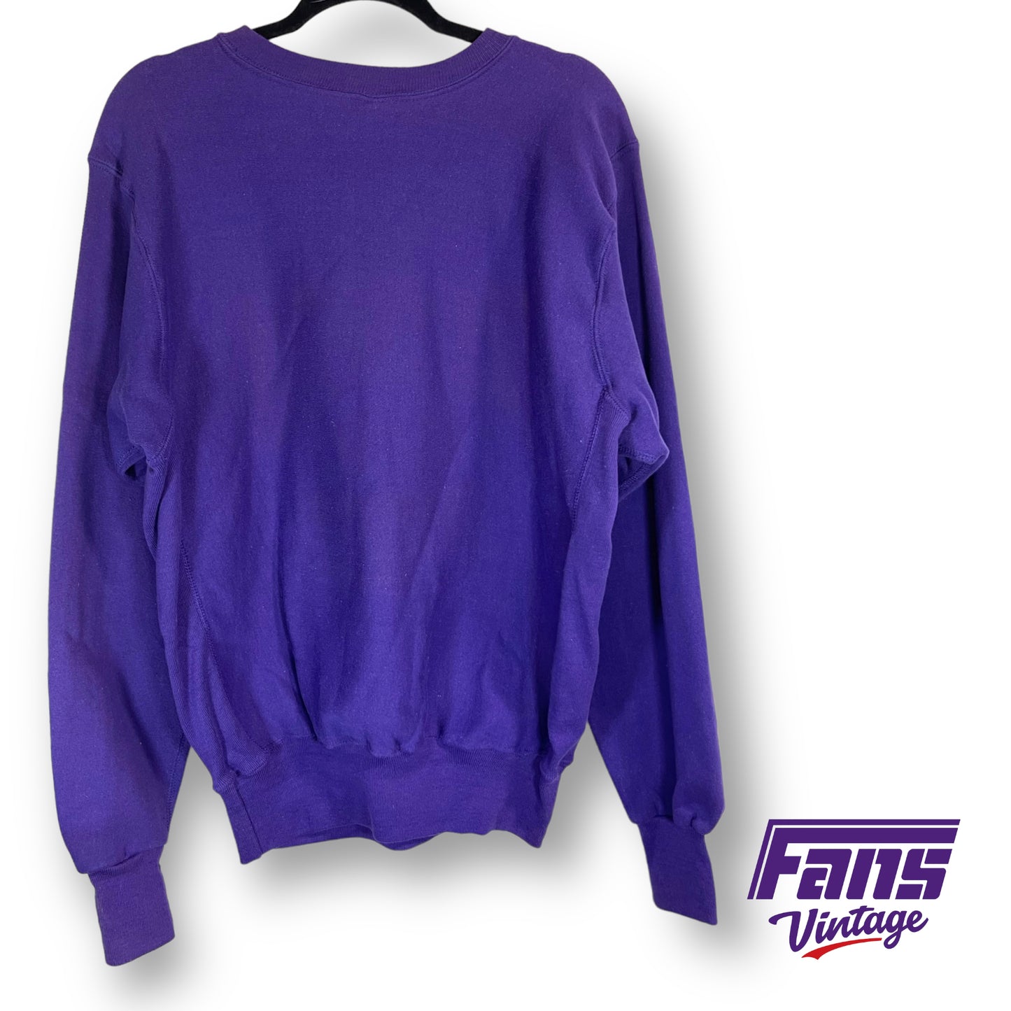 90s vintage TCU crewneck sweater - Large TCU Graphic